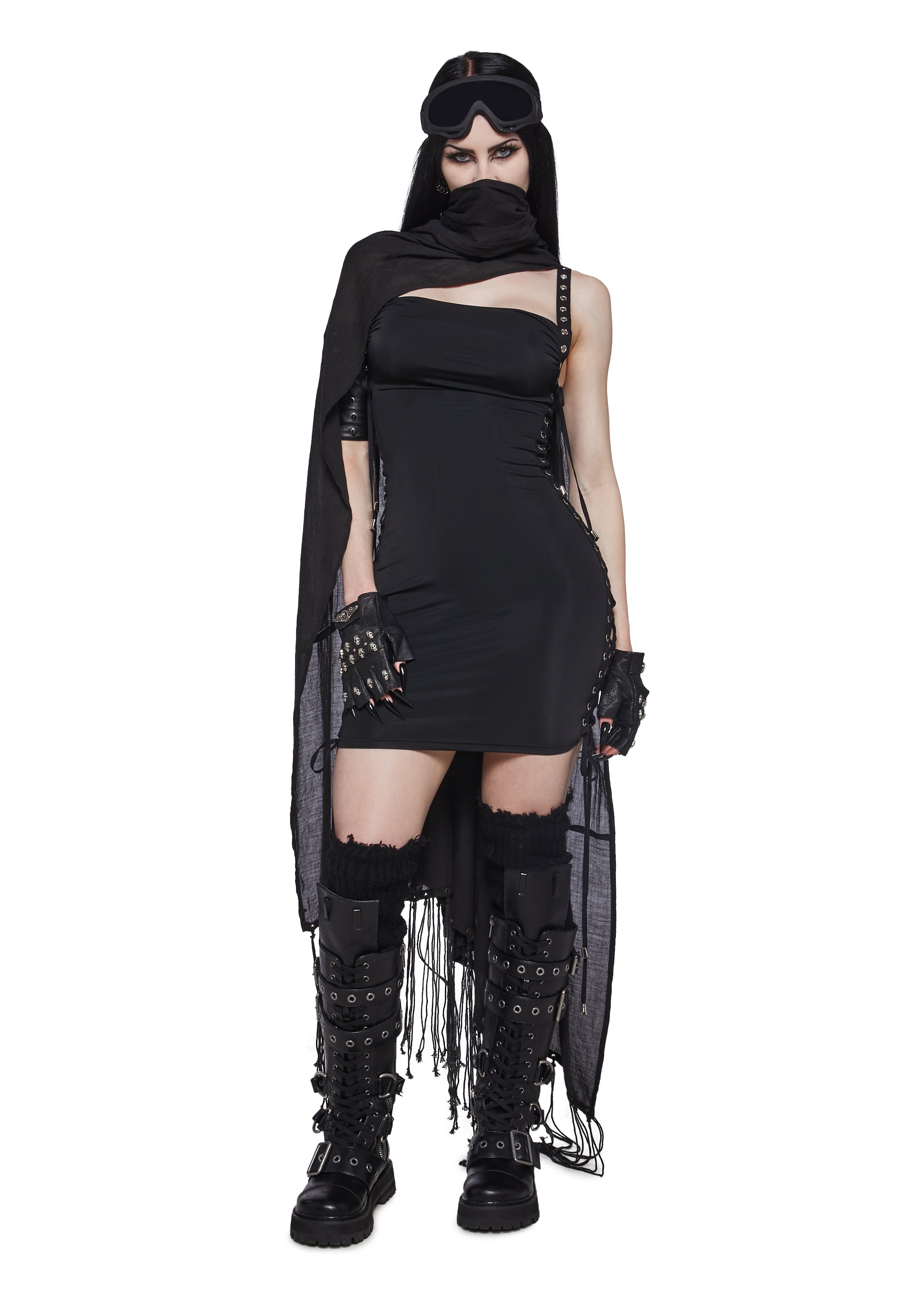 grommet lace up dress Women's Dress Dresses for Women Grommet Lace Up Tube Bodycon Dress with Arm Sleeve Dresses (Size : Medium) : Amazon.com.au: Clothing, Shoes & Accessories