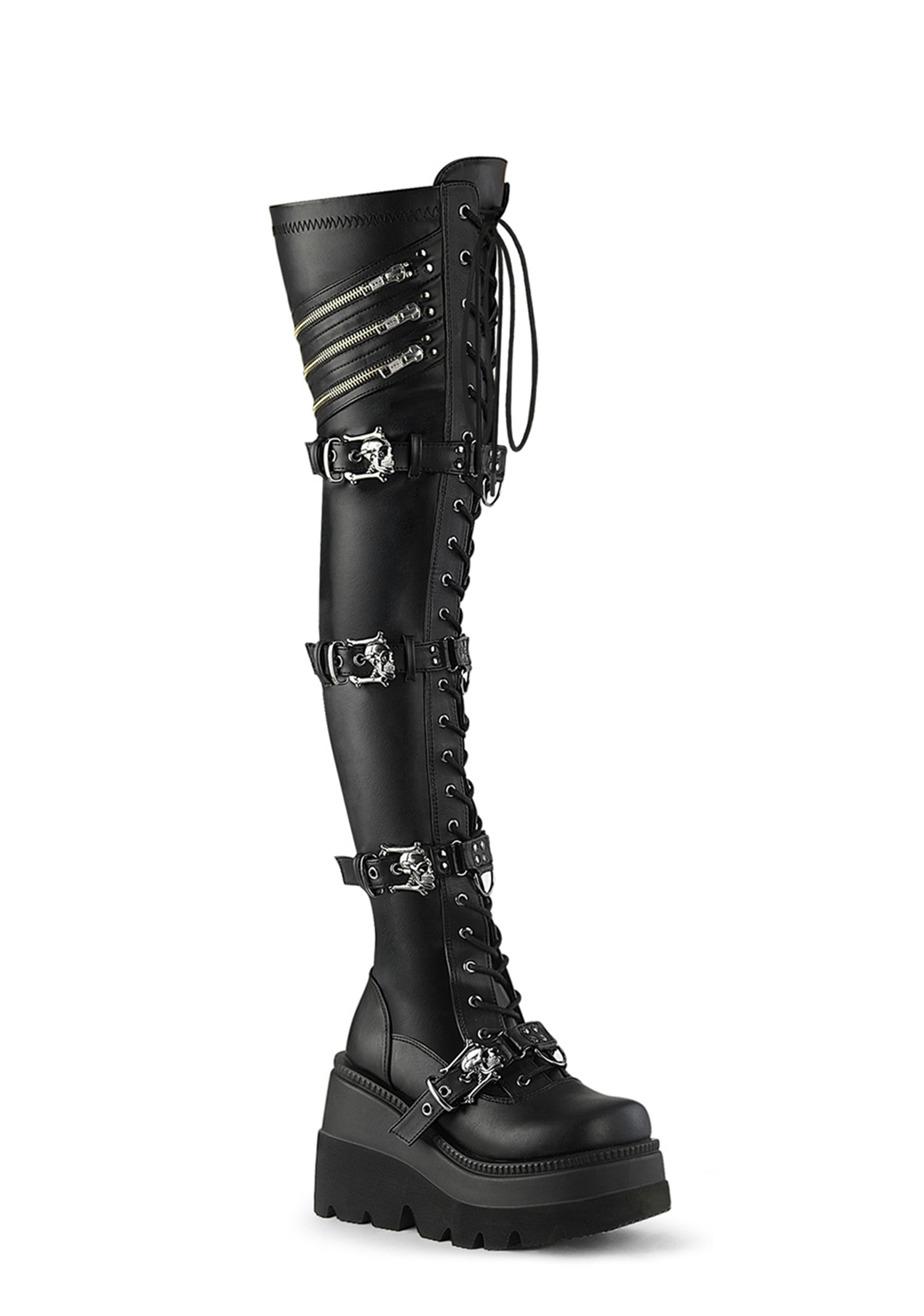 Shaker-420 Thigh-High Boots