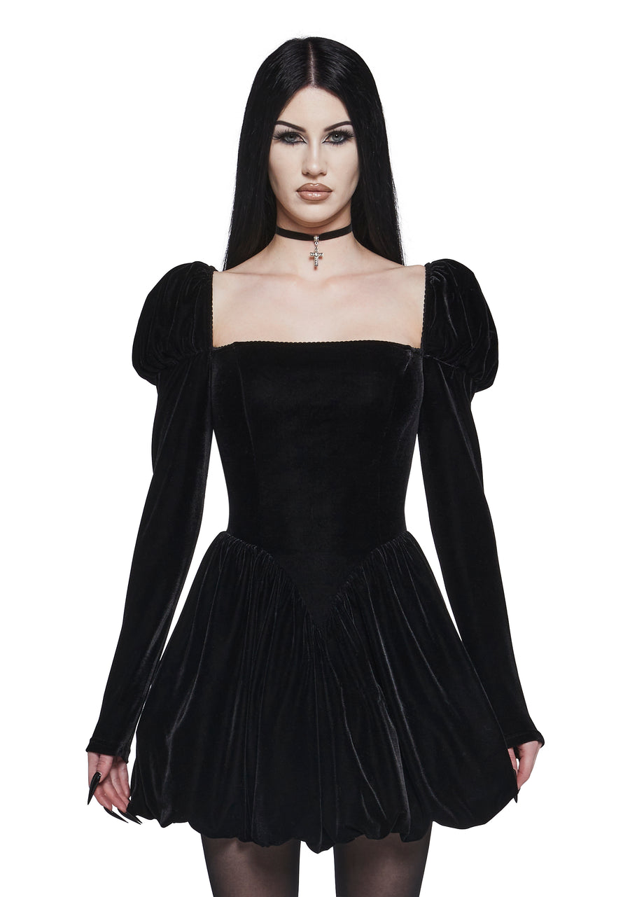 Mystic Hour Velvet Dress