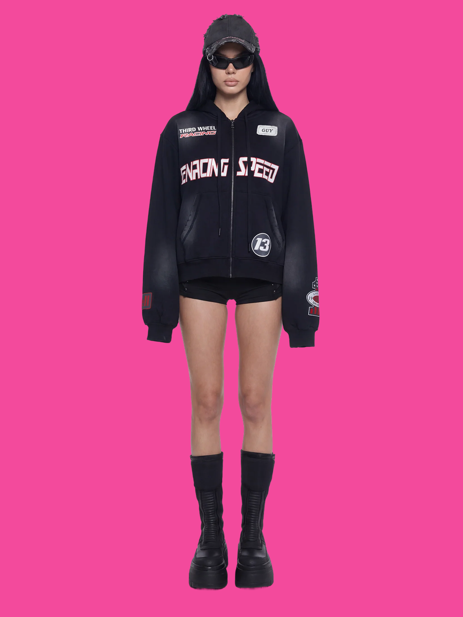 
CRASH OUT ZIP HOODIE