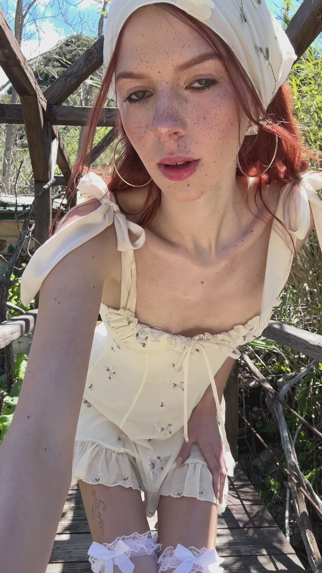 Wildflower Fables Mini Dress - Ivory