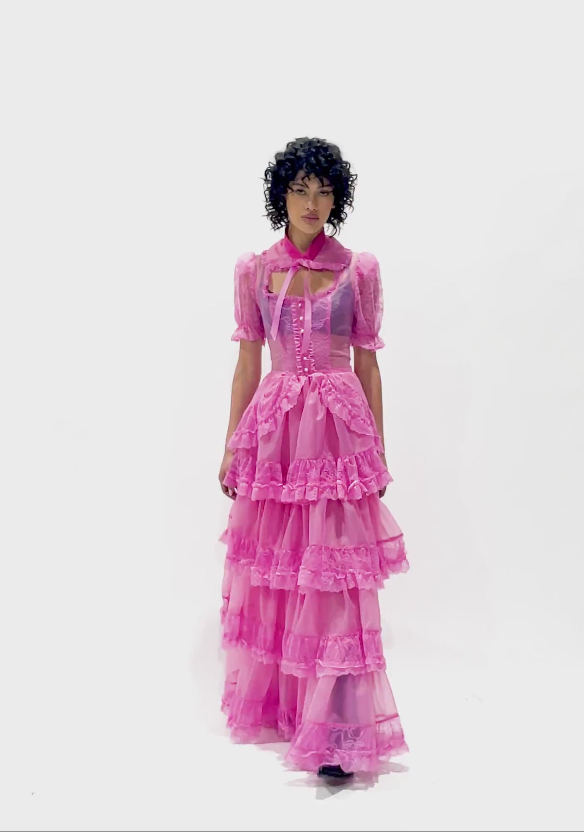 Pretty Imperfect Maxi Dress- Pink