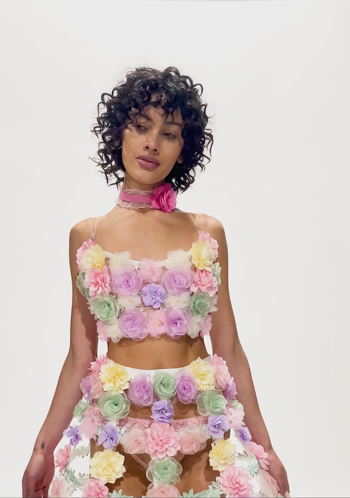 Walking Bouquet Corset Top