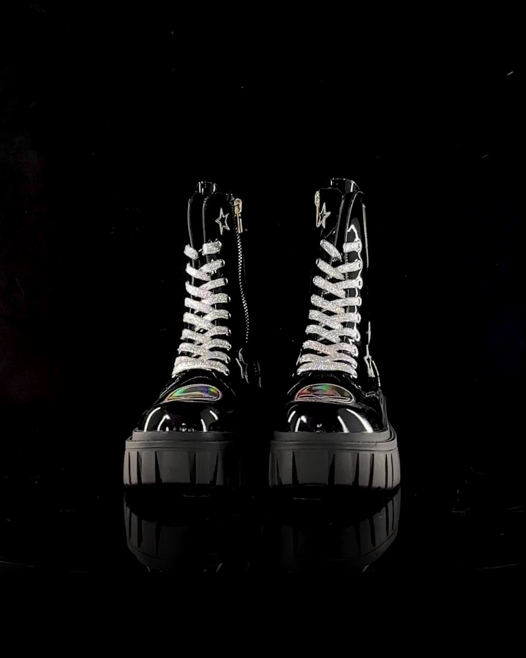 Midnight Invade Ur Space Combat Boots