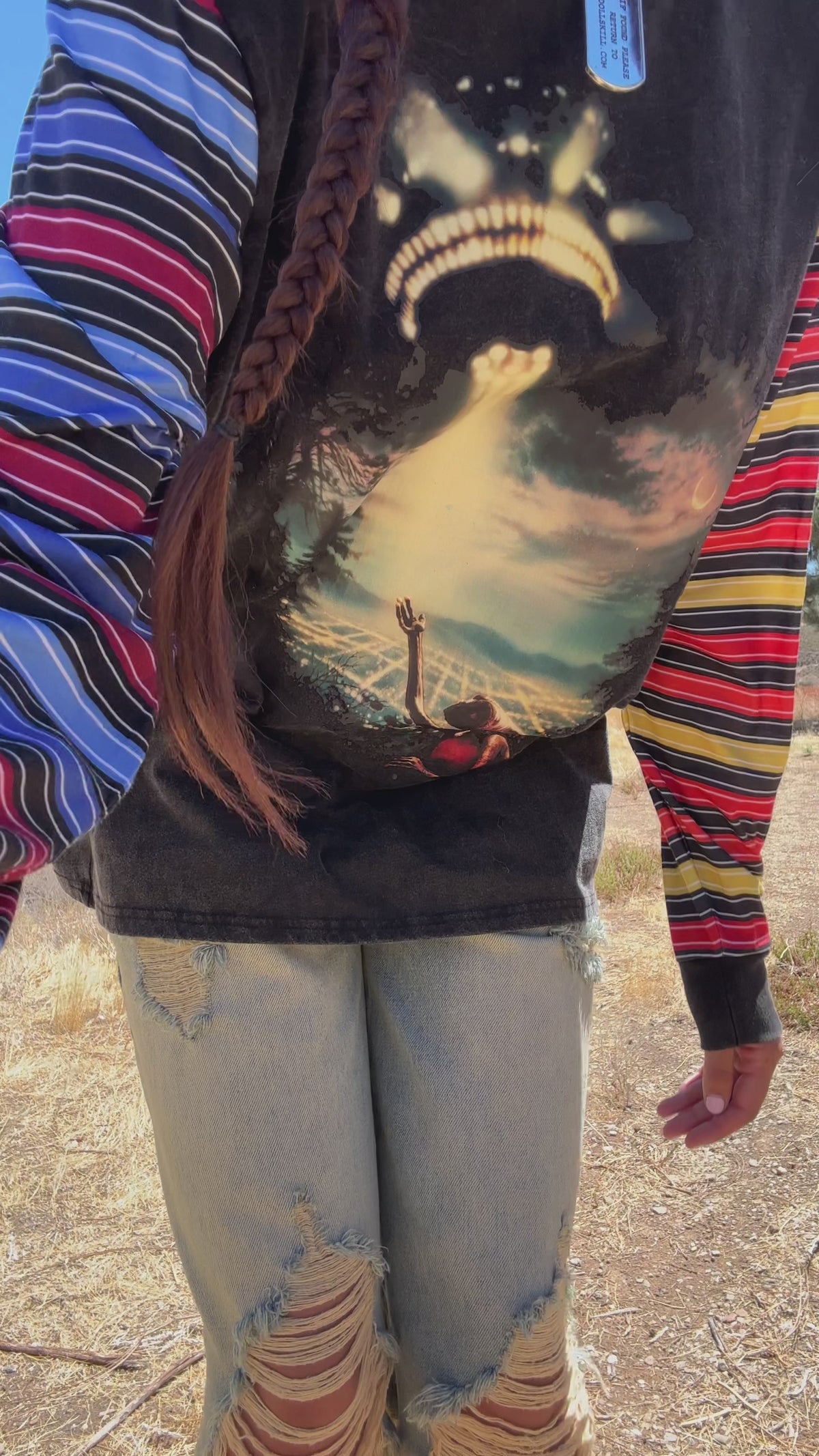 Far From Home Oversized Graphic Tee