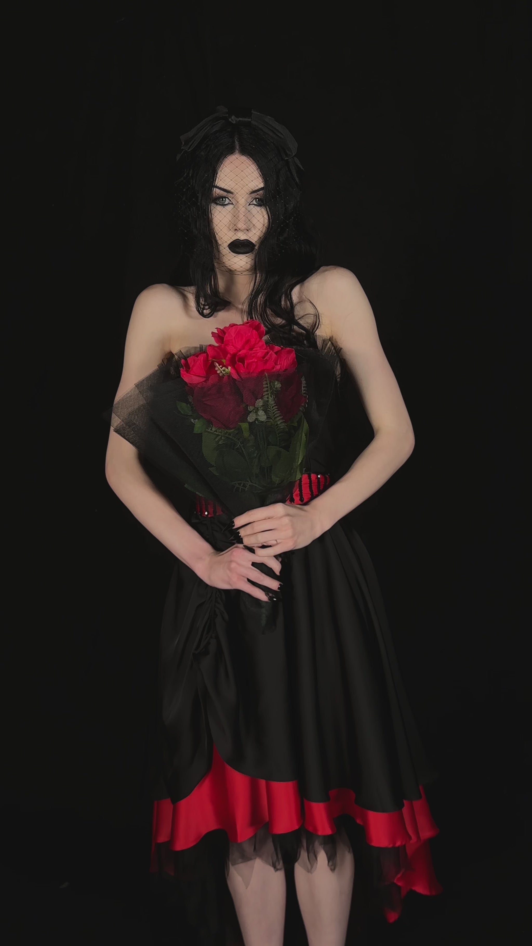 Emo Sexy Undead Bride Music Video Costume Set My Chemical Romance Womens Sexy Halloween Costumes