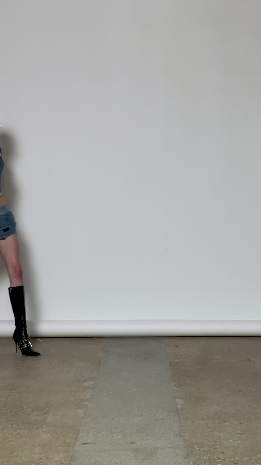 Greta Denim Top