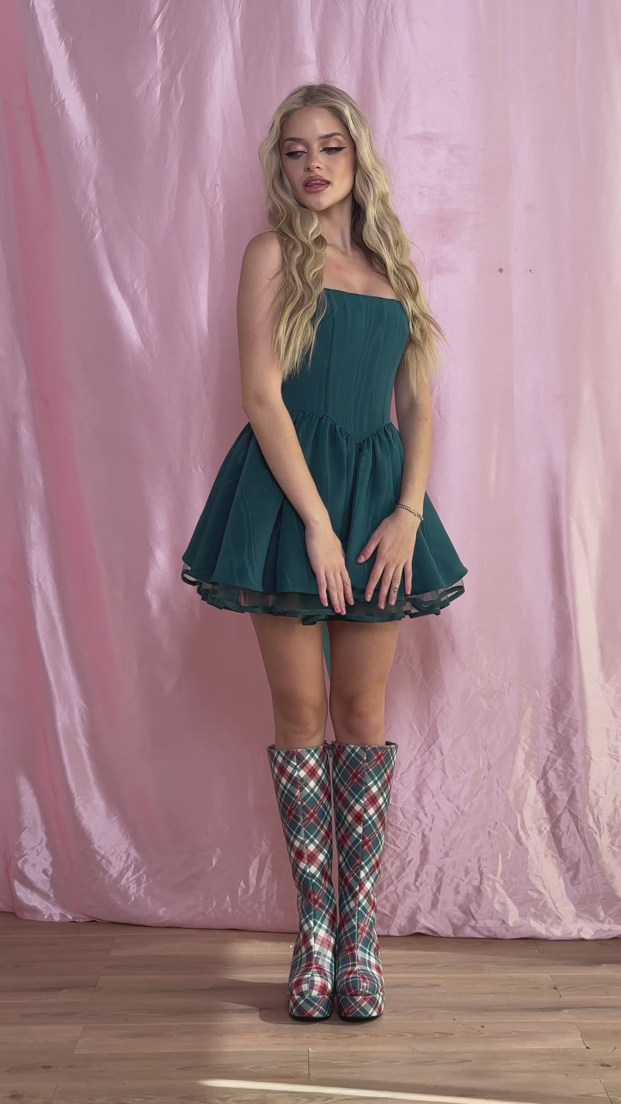 green dress dolls kill Not Nice Mini Dress