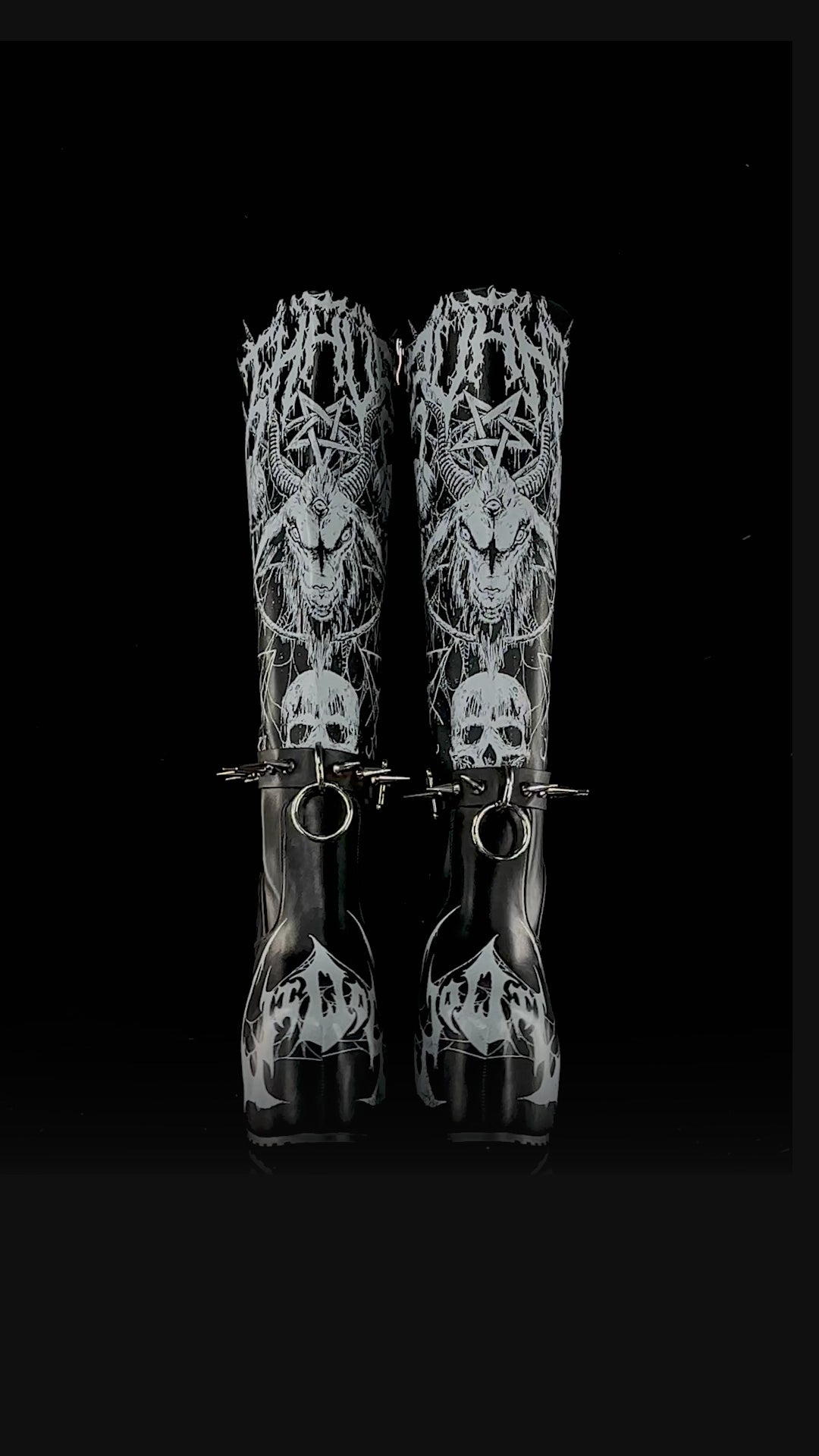 Cursed Elegy Platform Boots