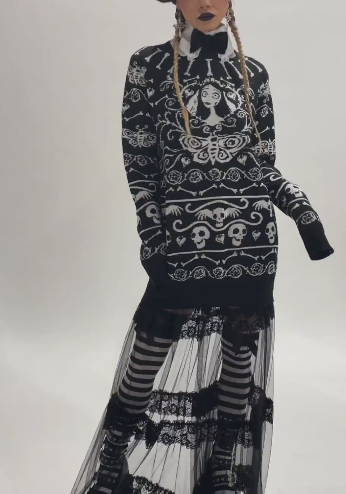Grave Confusions Knit Sweater