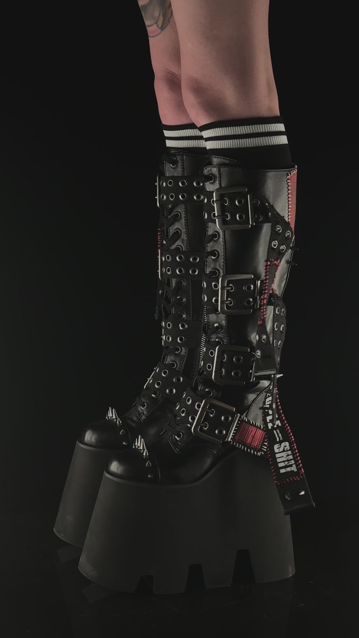 Stage Diving Mega Platform Boots