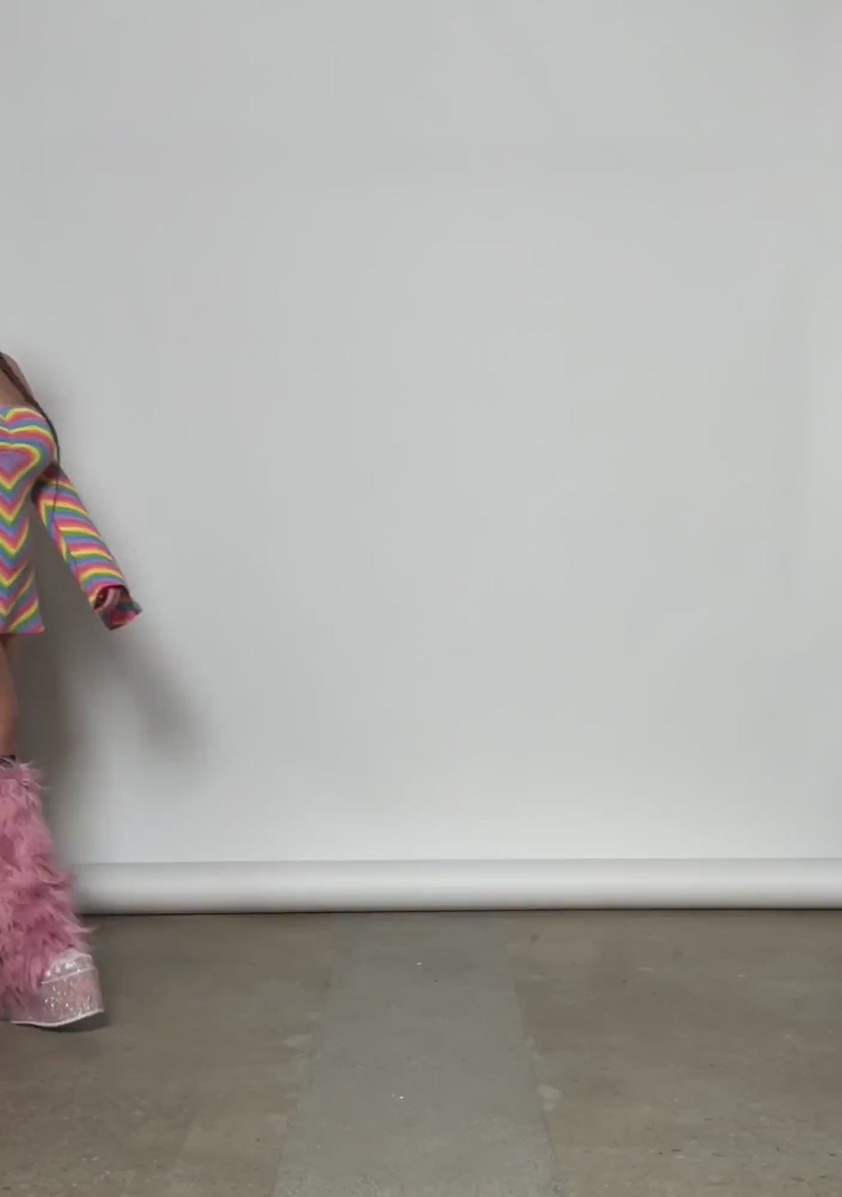 Plus Dancing In Colors Mini Dress