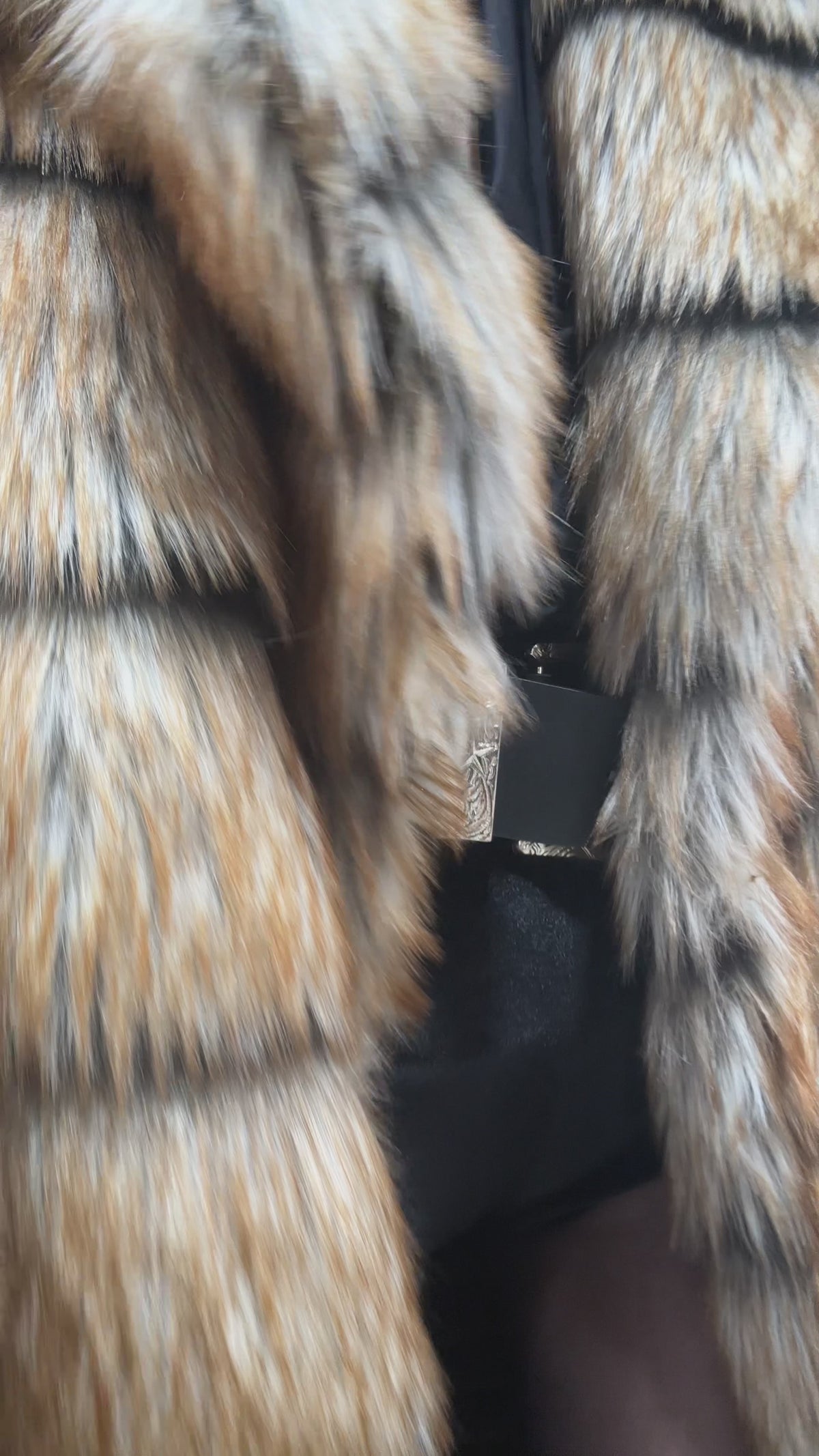 Poise And Power Faux Fur Coat