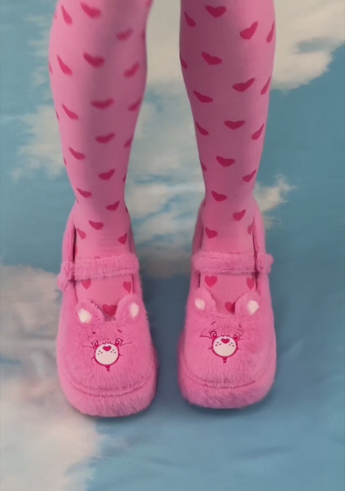 Love Alot Platform Mary Janes- Pink