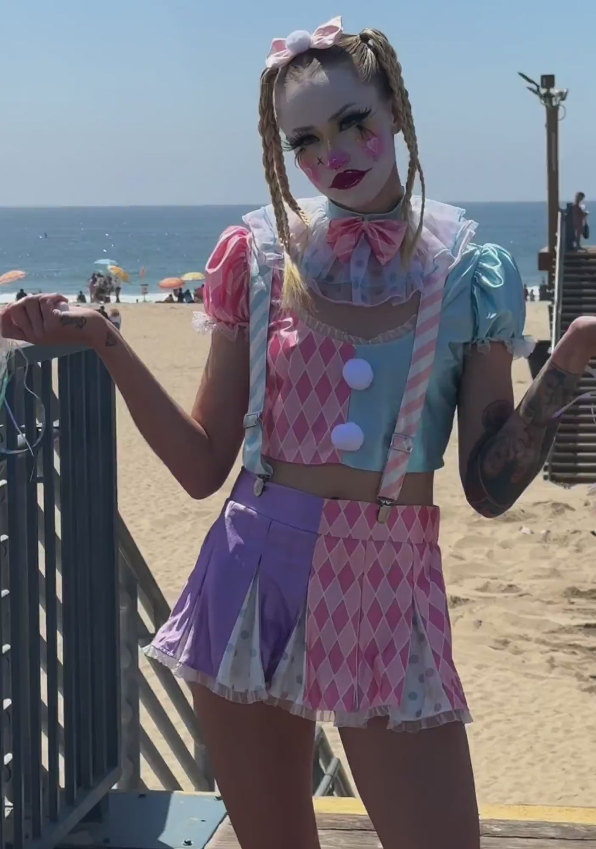 Clownin' Around Cheerleader Costume