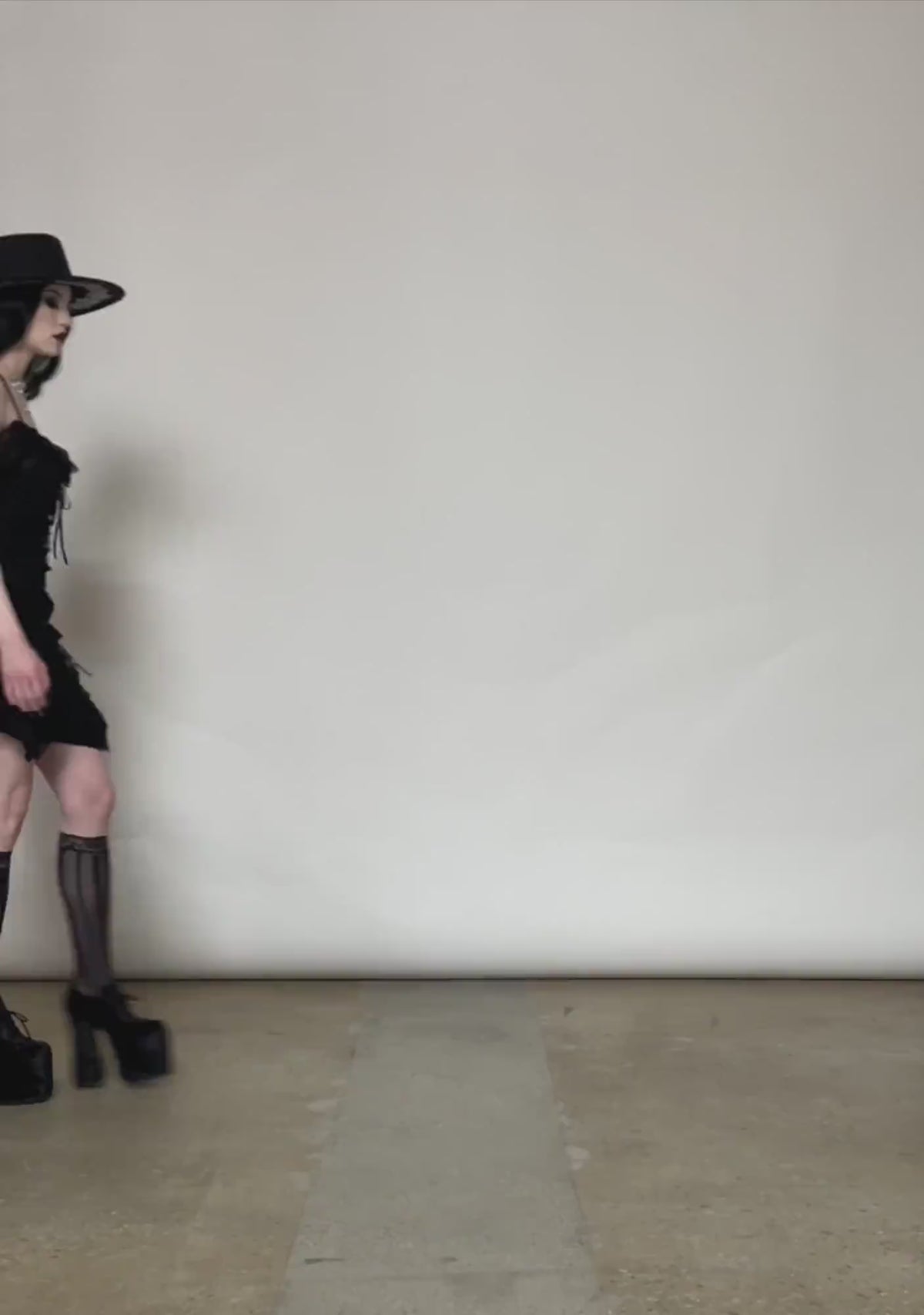 Gothic Gardens Mini Dress