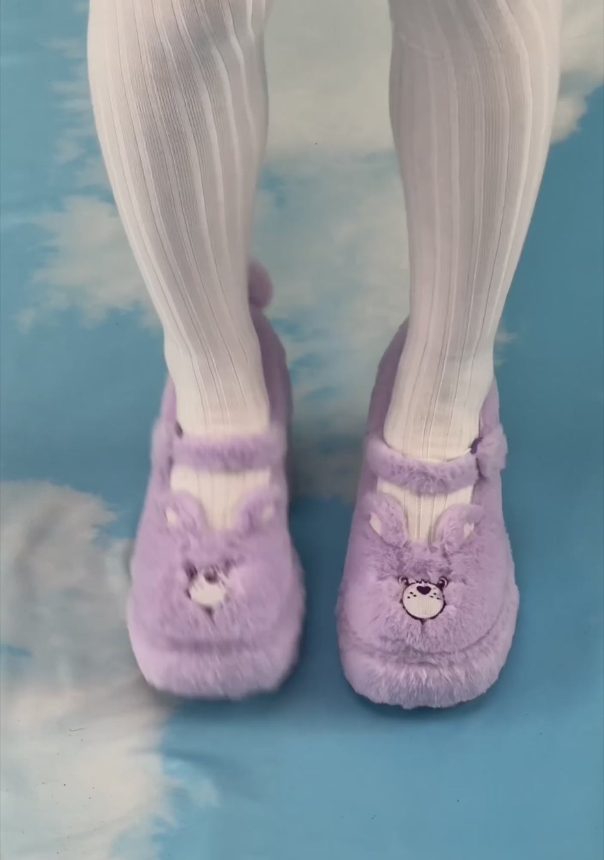 Love Alot Platform Mary Janes- Purple