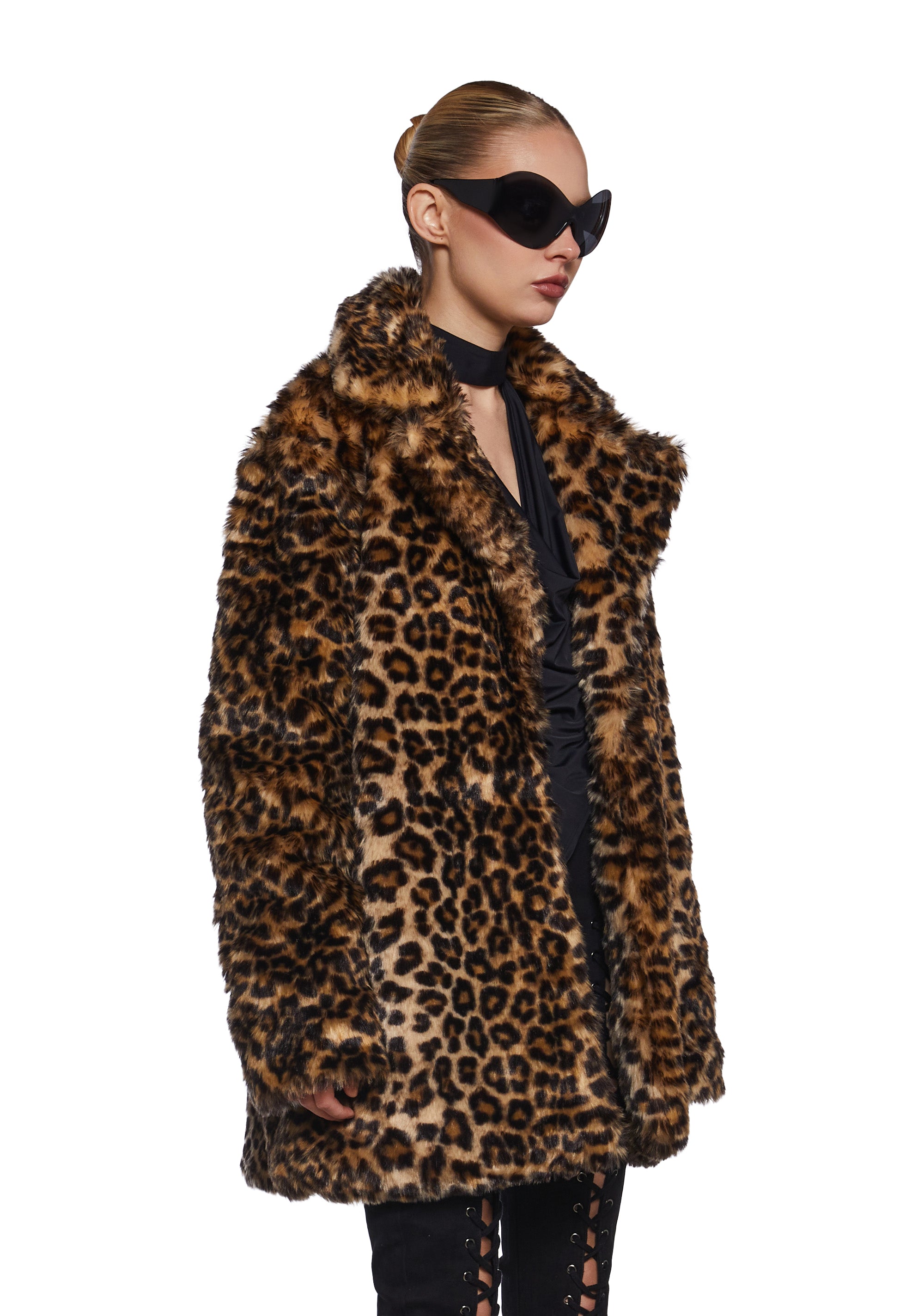 Dolls kill leopard coat deals
