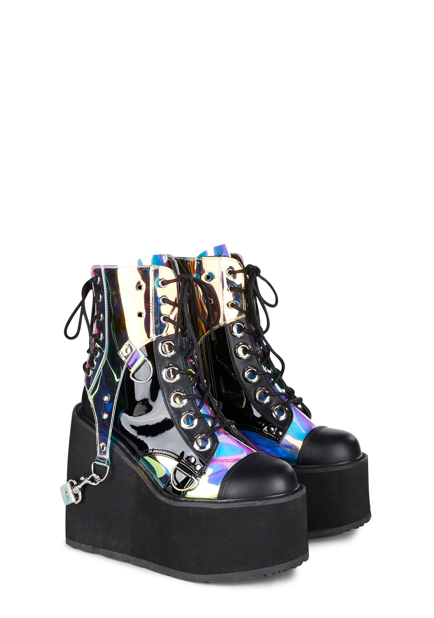 Demonia black hole platform boots outlet