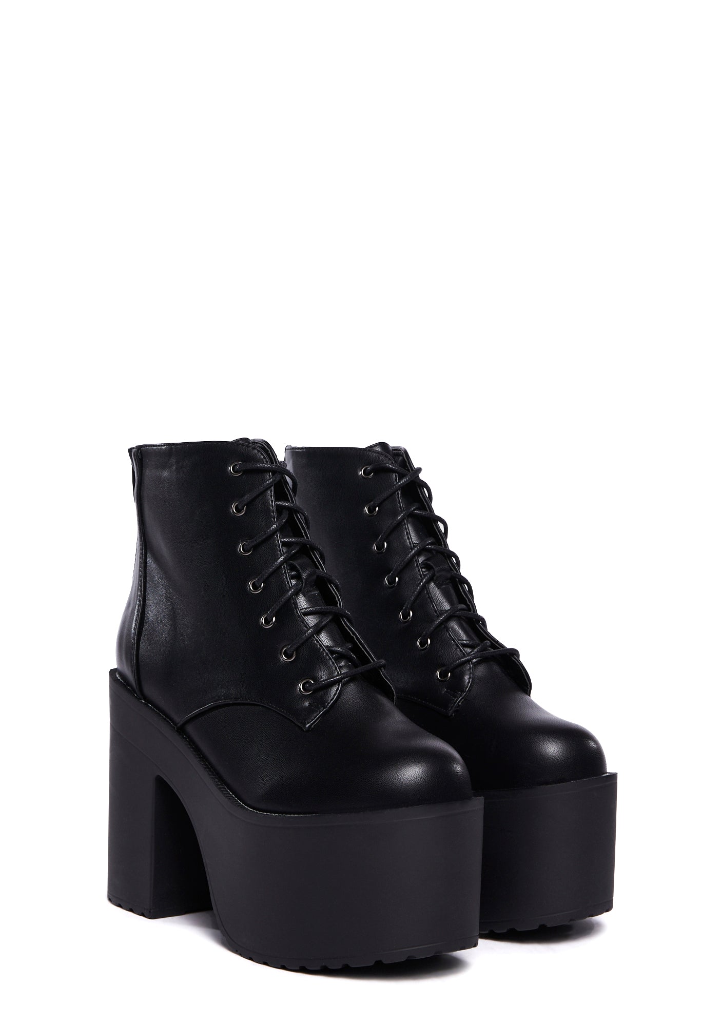 Tough attitude platform booties best sale