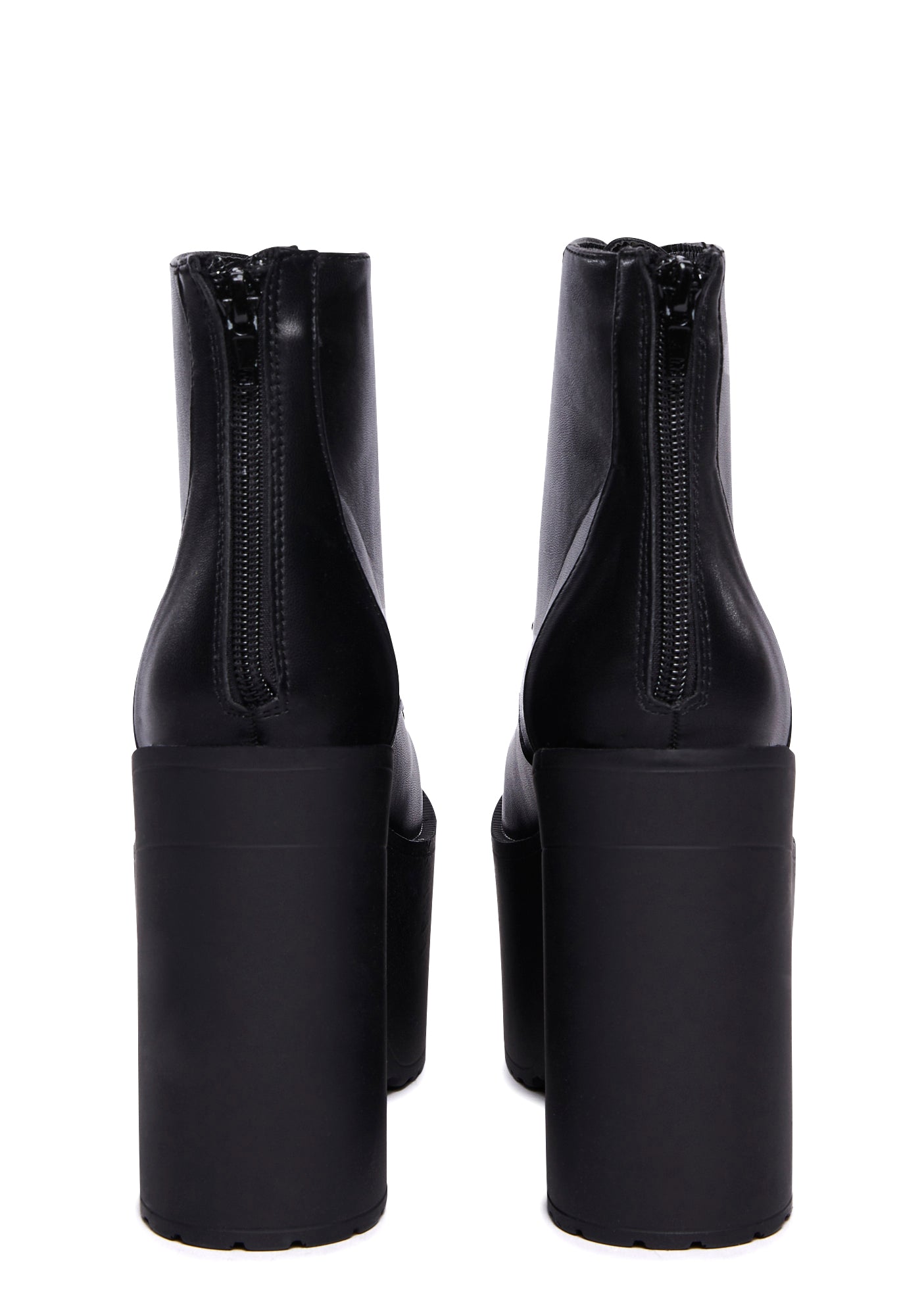 Tough attitude platform booties top