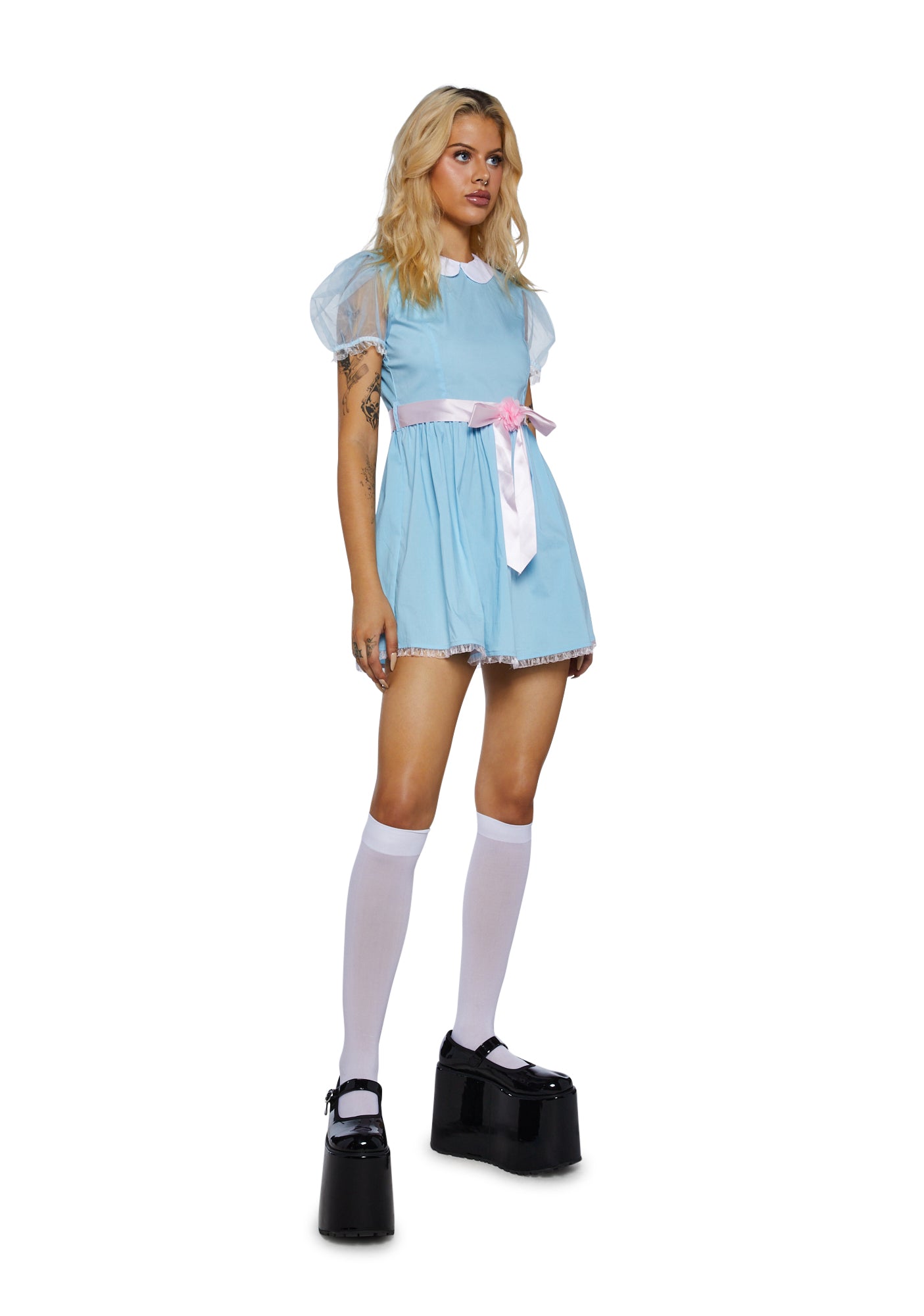 The　–　Dolls　Halloween　Shining　Twins　Costume　Babydoll　Dress　Kill
