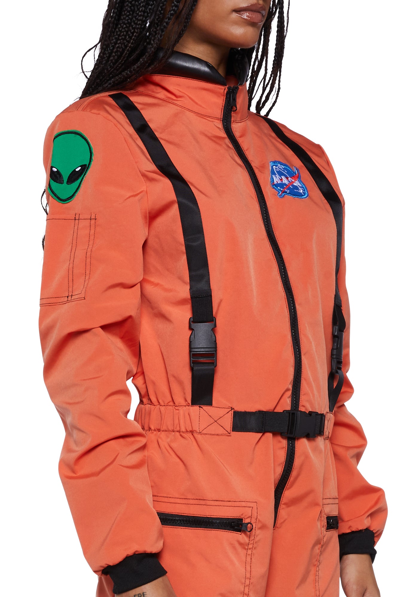Orange NASA Spacesuit Jumpsuit Costume Dolls Kill