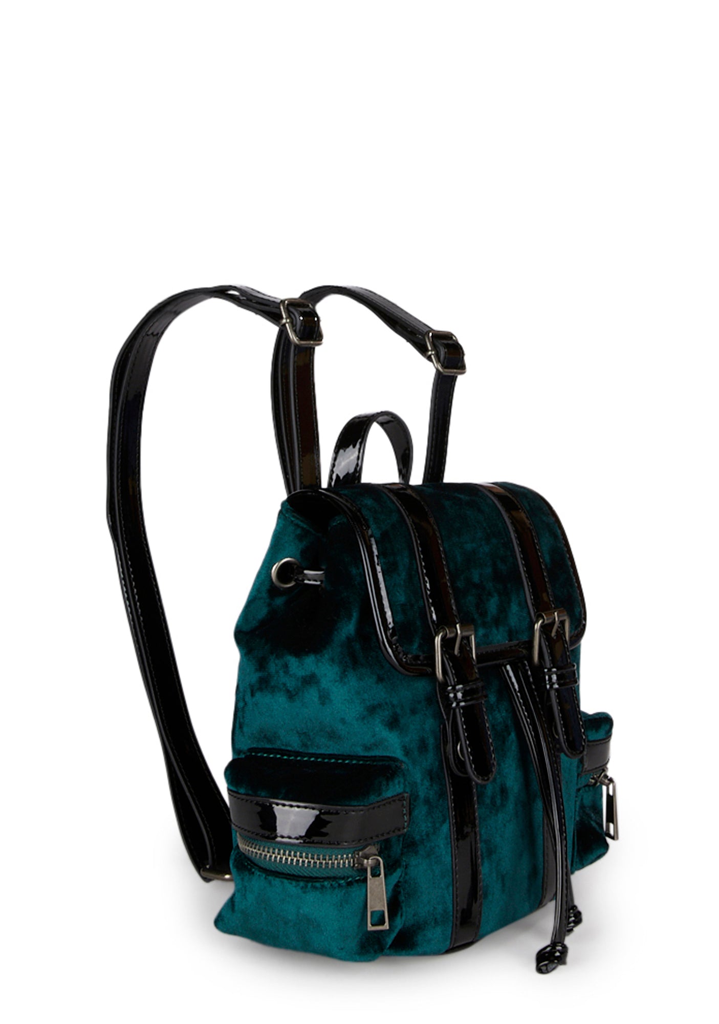 Widow Crushed Velvet Mini Backpack
