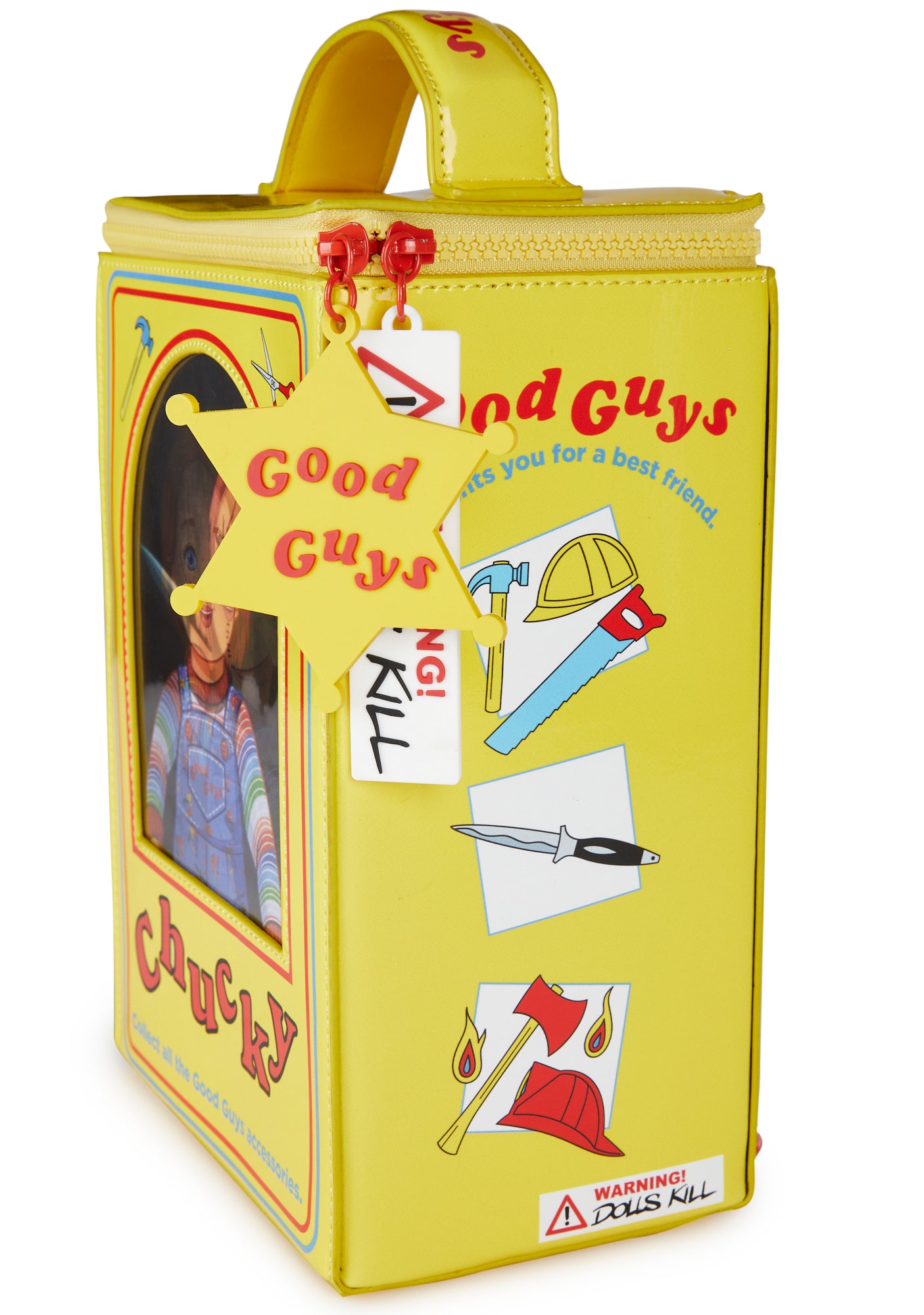 Dolls Kill X Chucky Backpack- Yellow