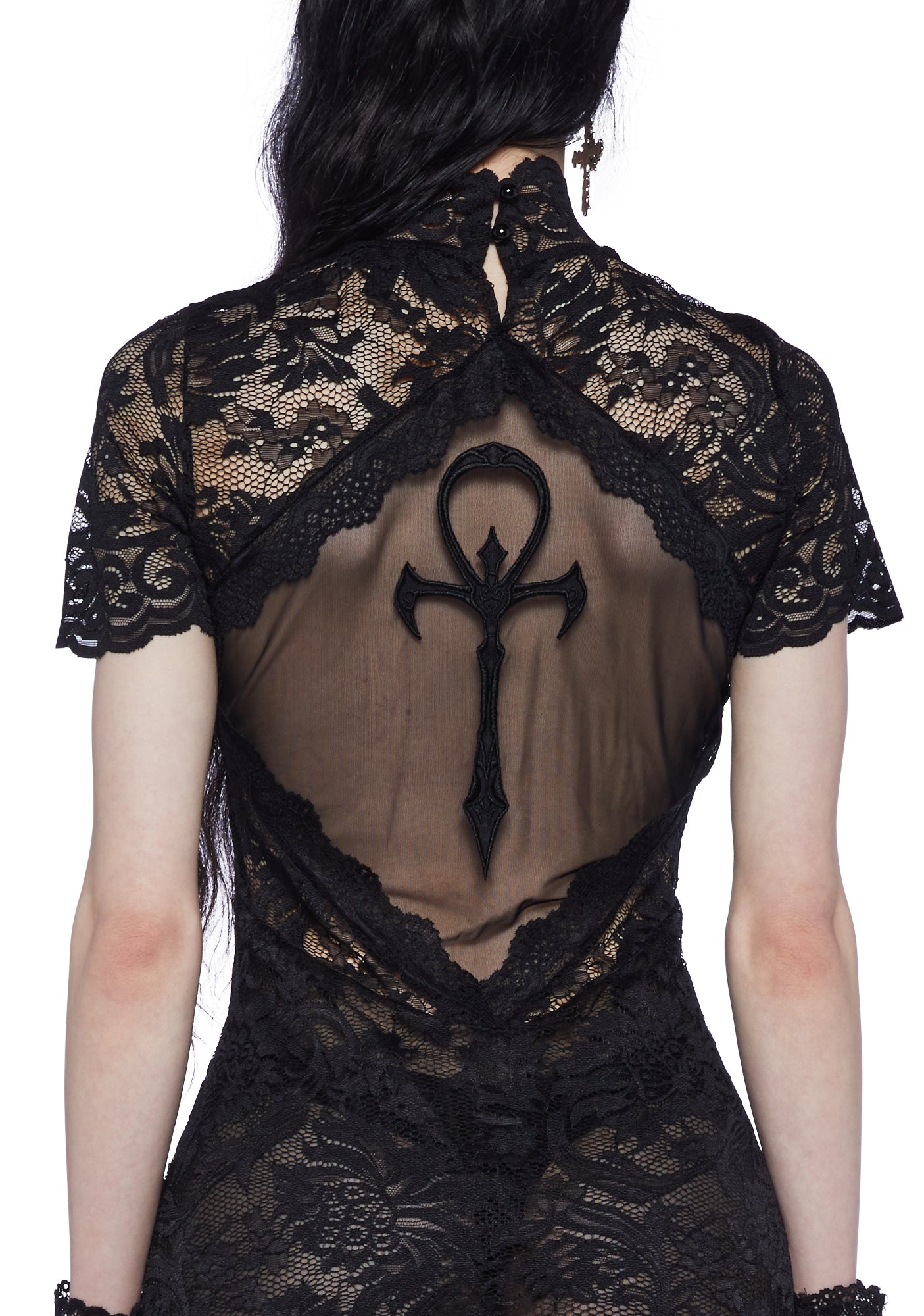 knee length dresses for ladies Fabulous Kill Lace Mini Dress