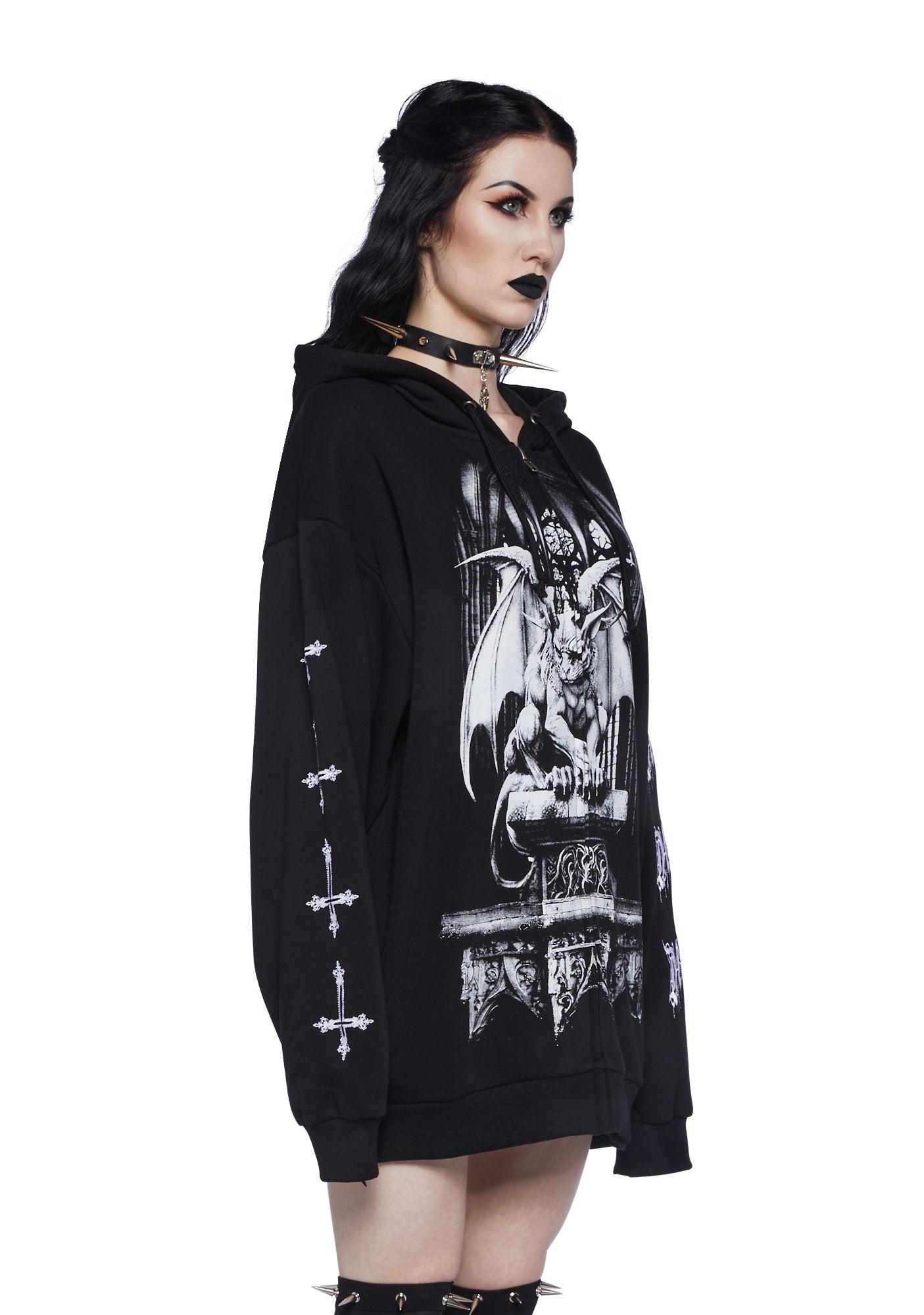 パーカー・フーディ Undermycar GRAVE OF PRIEST VINTAGE EFFECT HOODIE 5FT2054 blackhoodie_150x.jpg?v=1750779540