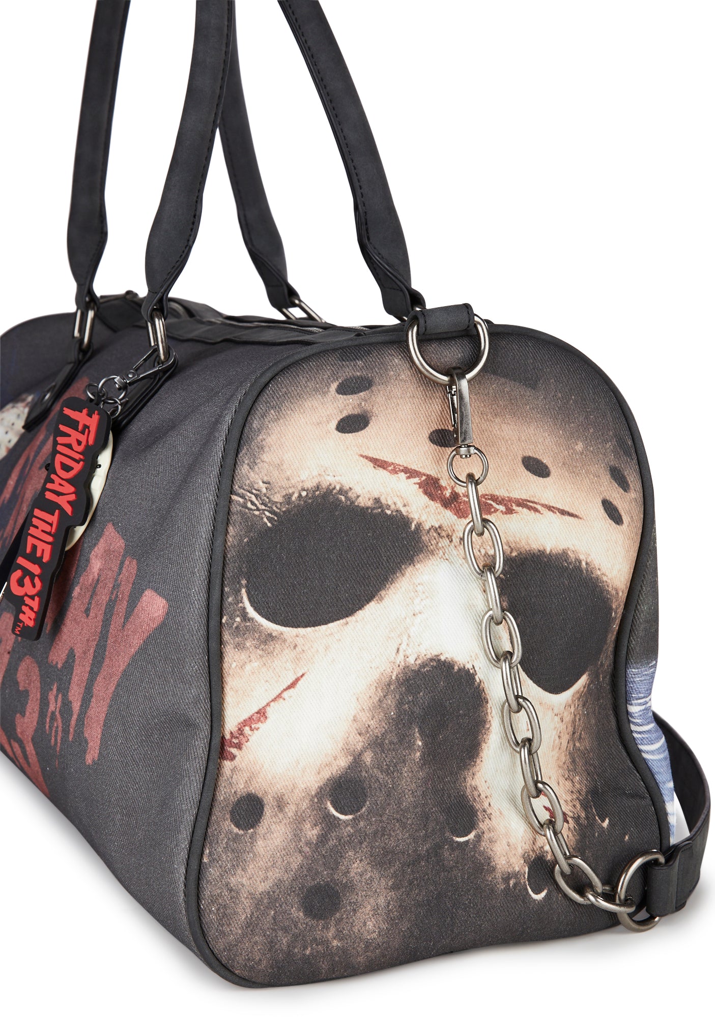 Dolls Kill x WB Horror Jason Voorhees Friday The 13th Weekender Bag - Multi