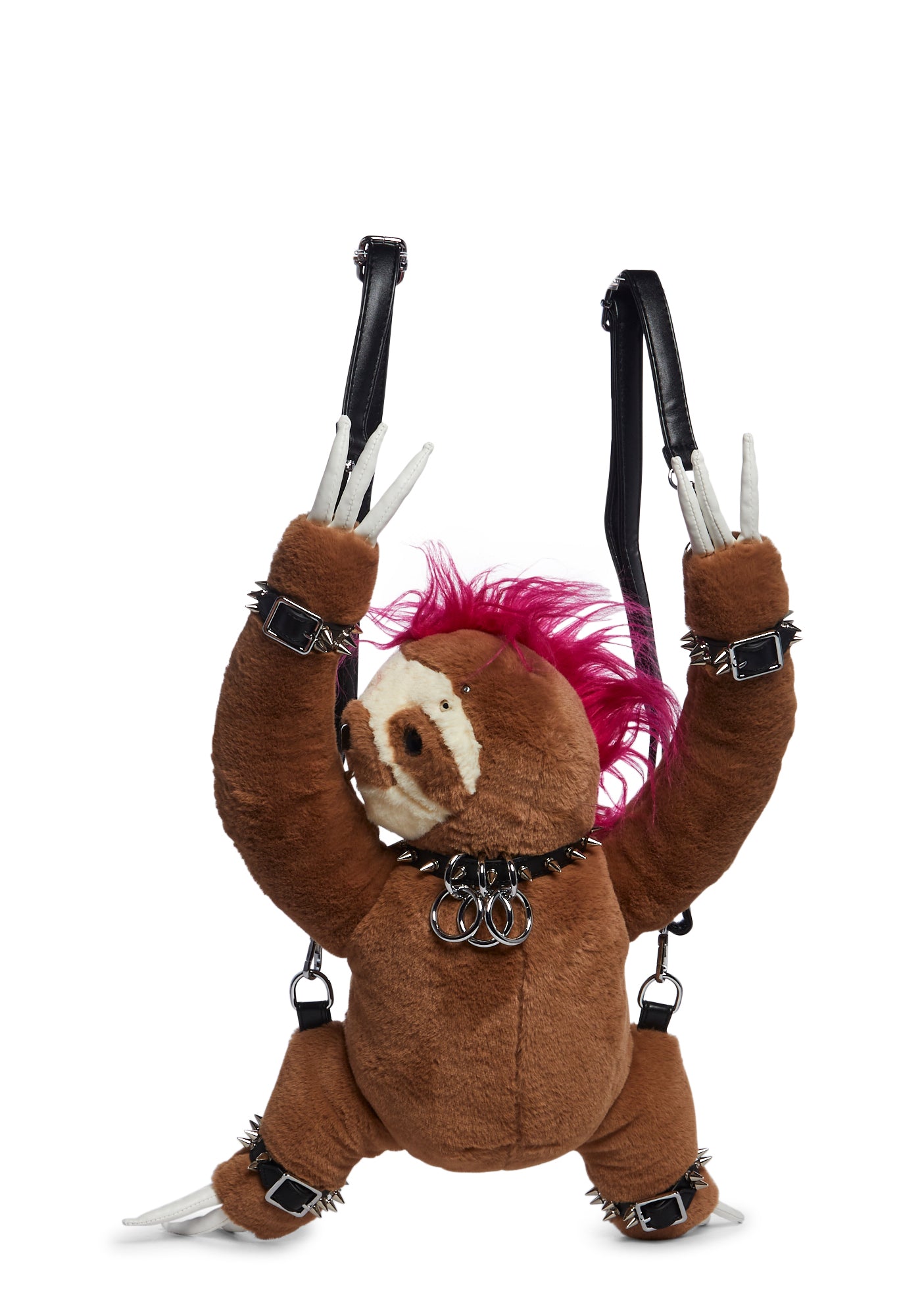 Current Mood Punk Sloth Backpack Brown – Dolls Kill