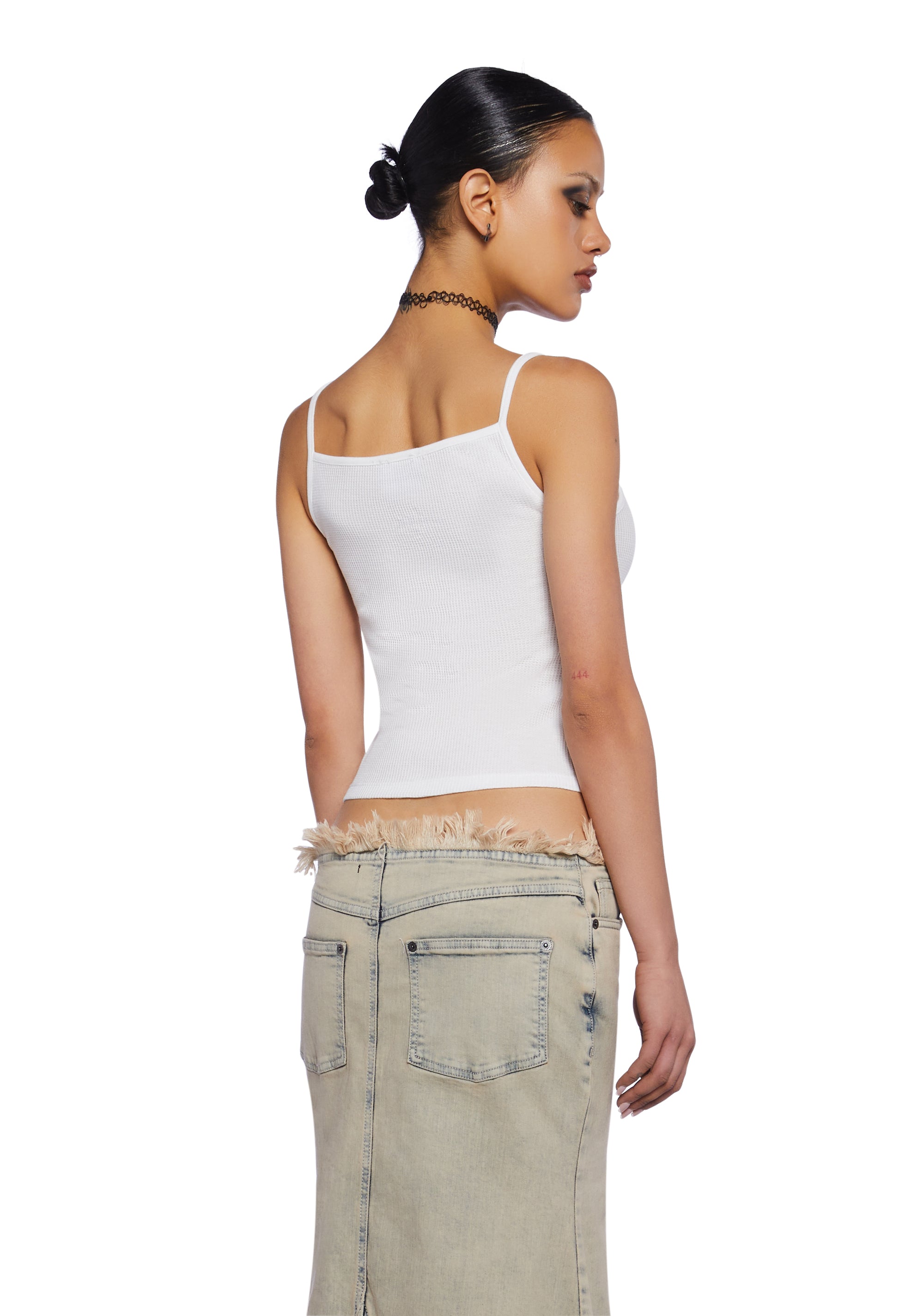 MELT THE LADY basic jersey tops bk×gry Women's Honeycomb Base Layer Sleeveless Performance Undershirt
