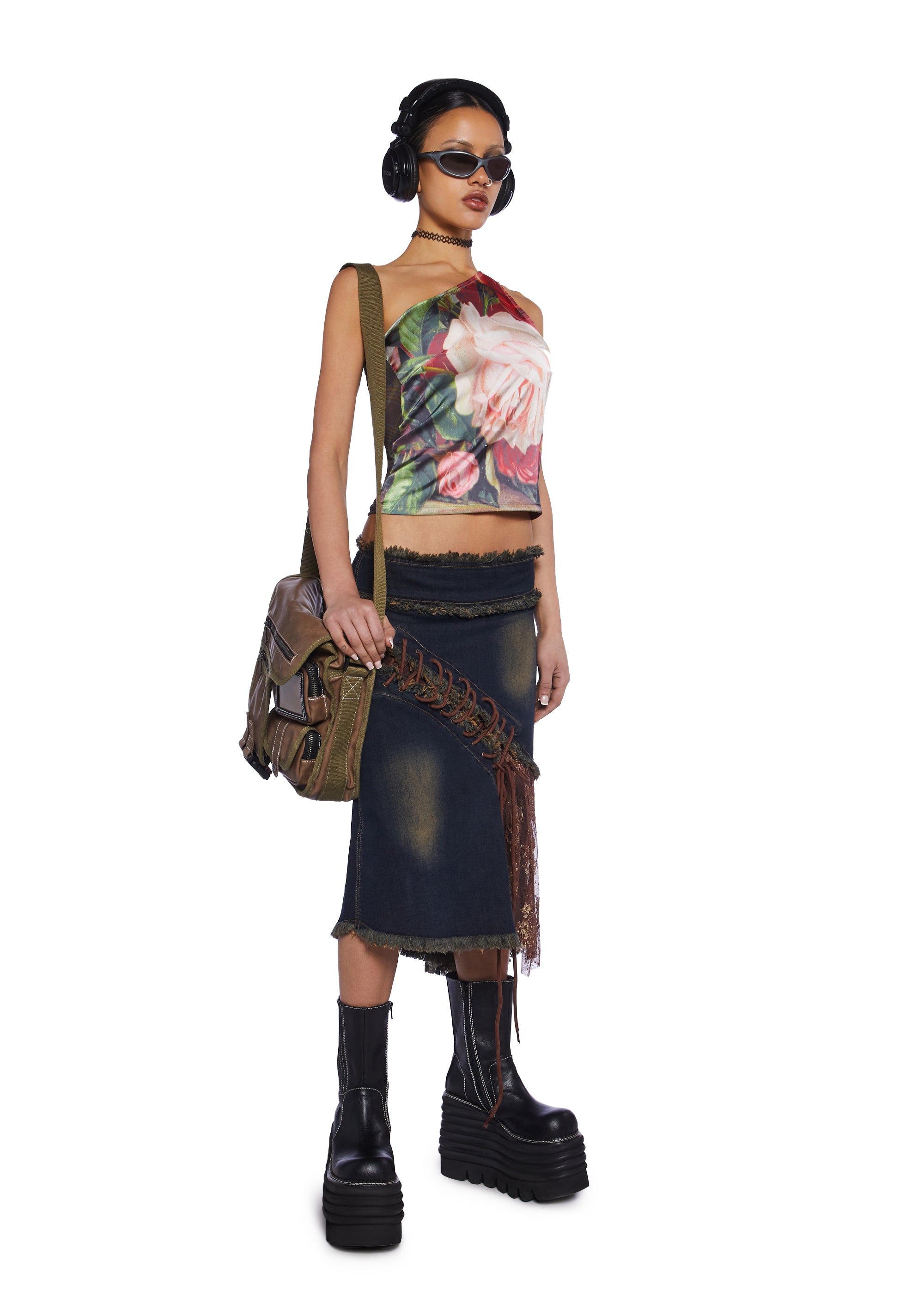 スカート POISON IVY LACE SKIRT Basic Pleasure Mode】POISON IVY LACE SKIRT | OUR BRAND,BASIC