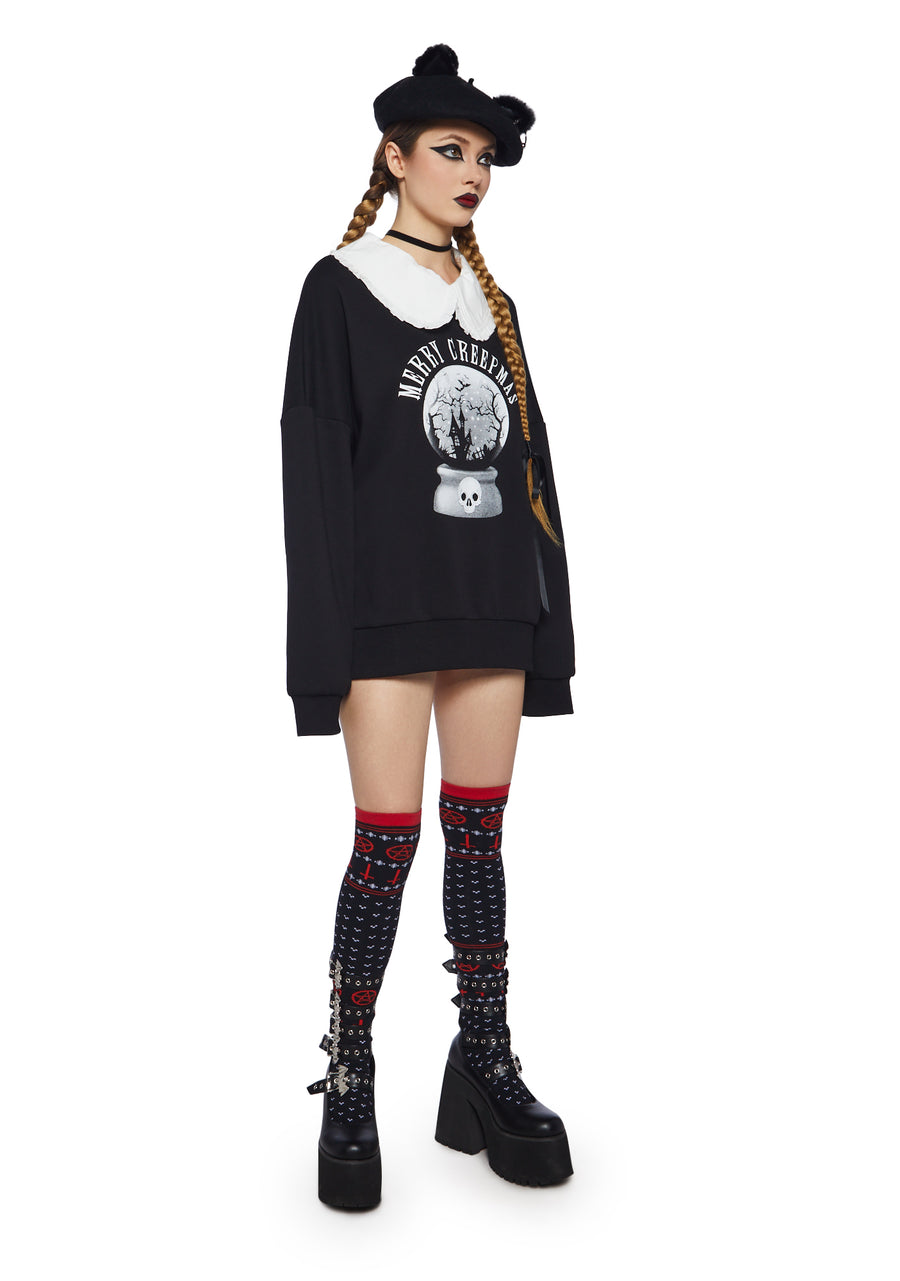 Plus Wait For The Blackout Mini Skirt