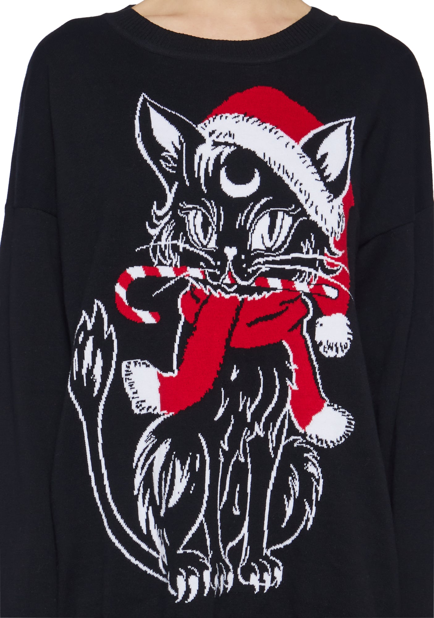 Purrfect Present Oversized Sweater