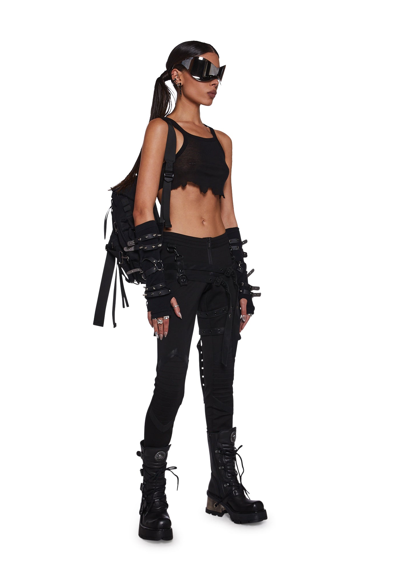 トップス GRY x BLACK THEREDTHREAD S FLIP FUR VEST Bode Rhinestone Crewneck Tee | GUESS Factory