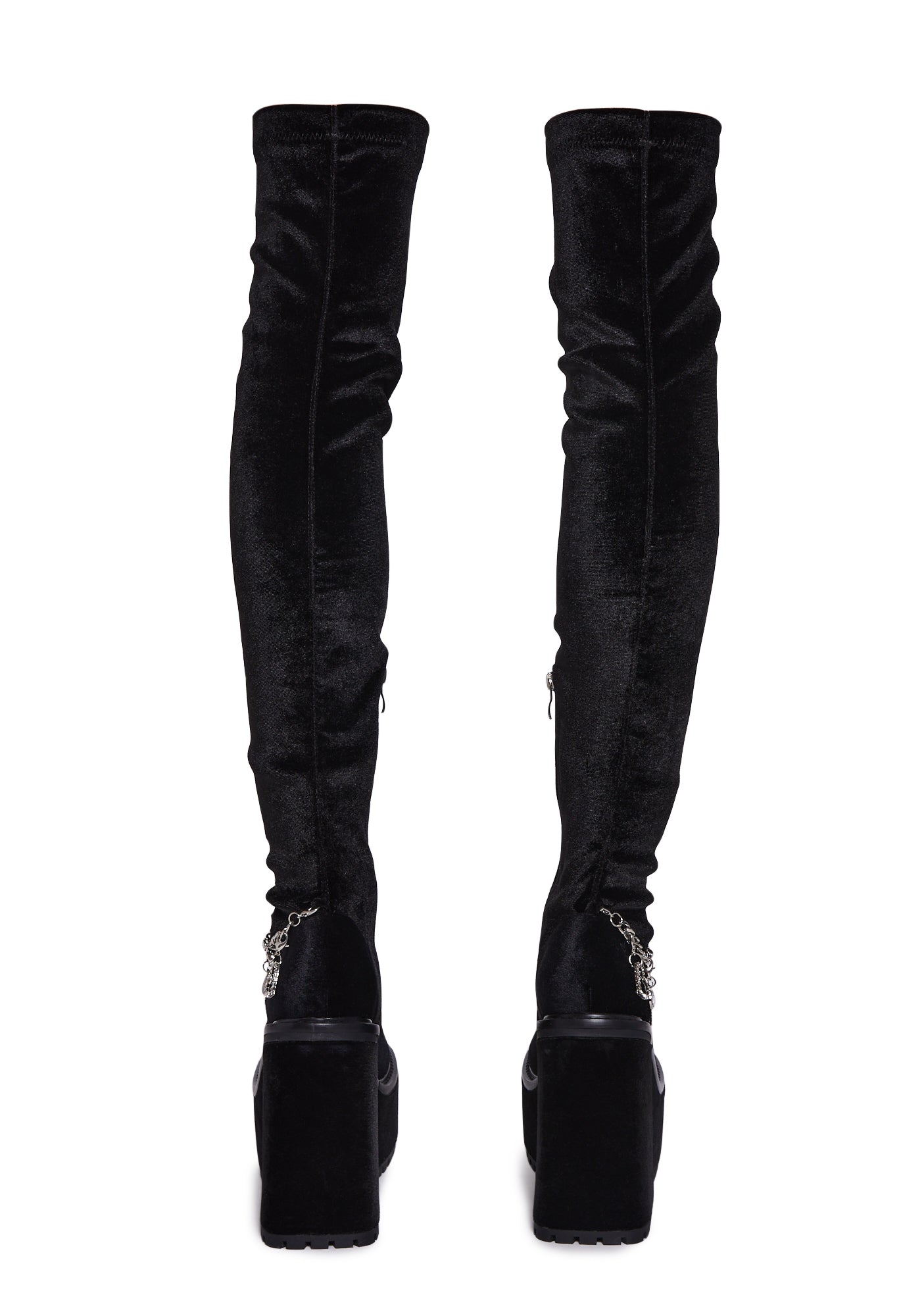 Cute black thigh high boots online