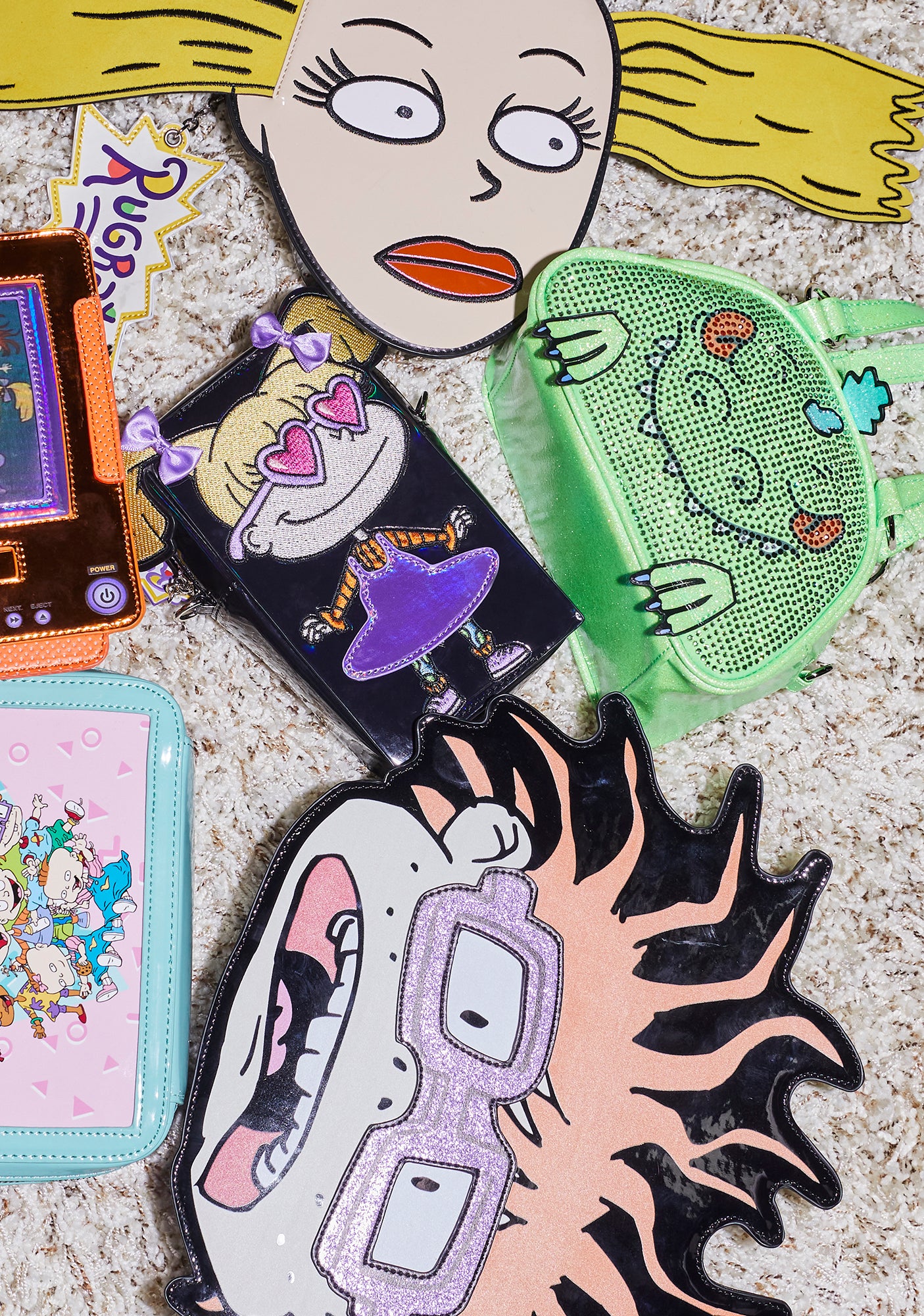 Dolls Kill x Rugrats Bowler Bag- Green
