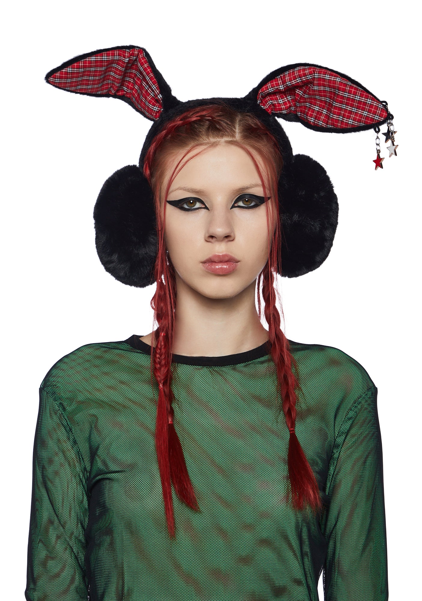 Current Mood Faux Fur Bunny Earmuffs Multi Dolls Kill