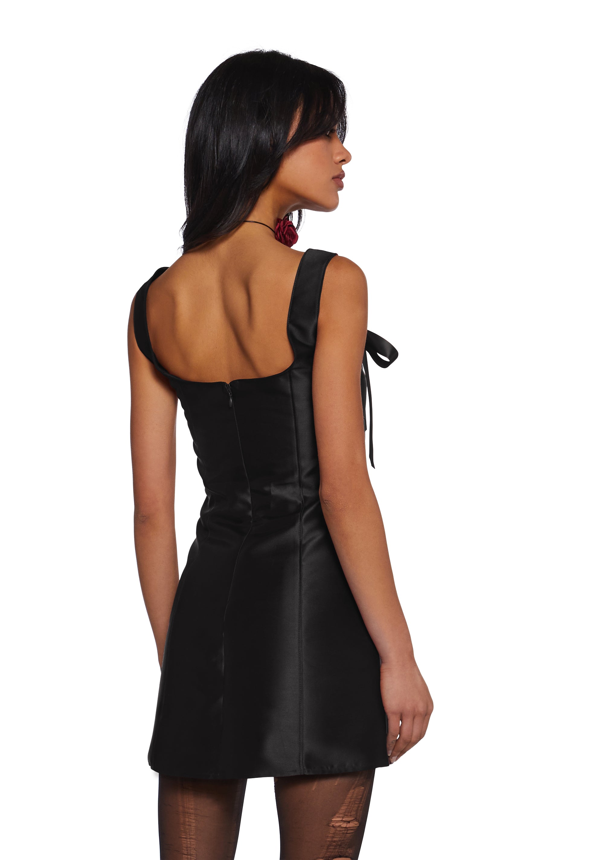 ANDMARY】Manon ribbon mini dress