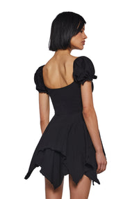 Chasin' Rainbows Mini Dress - Black