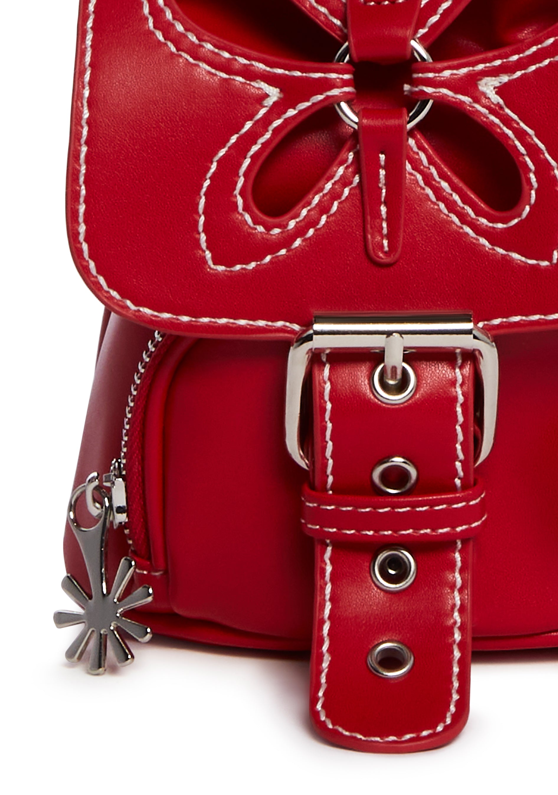 dELiA*s by Dolls Kill Butterfly Cut Out Mini Backpack - Red