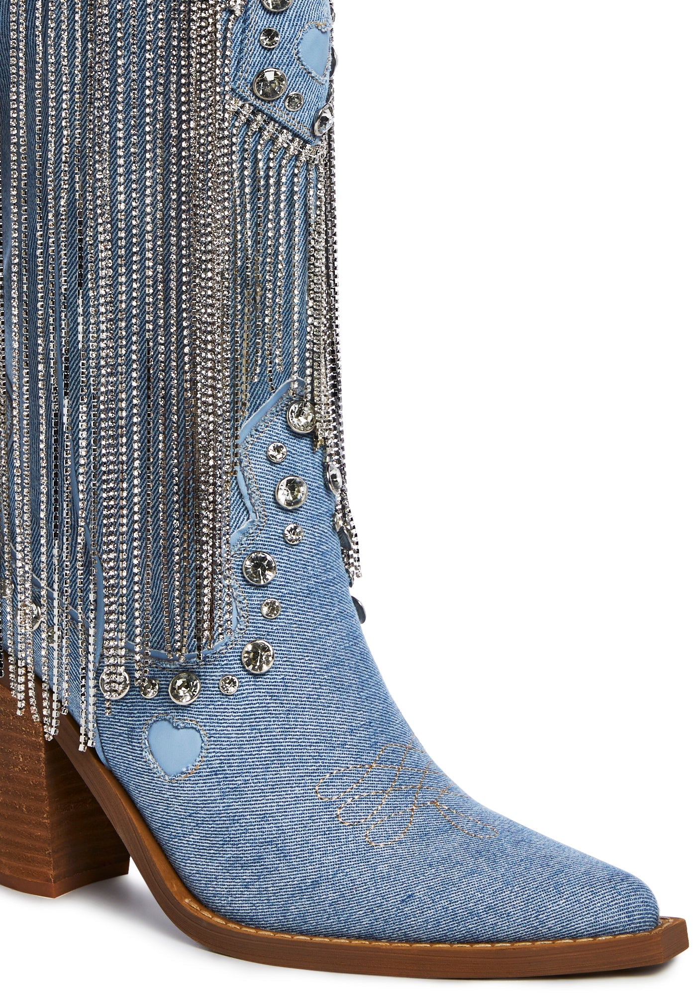 ☆DOLLS KILL☆ Sugar Thrillz Blue Boots Sugar Thrillz Pastel Knee High Pocket Combat Boots - Baby
