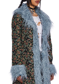 Sweet Pea Serenity Faux Fur Coat