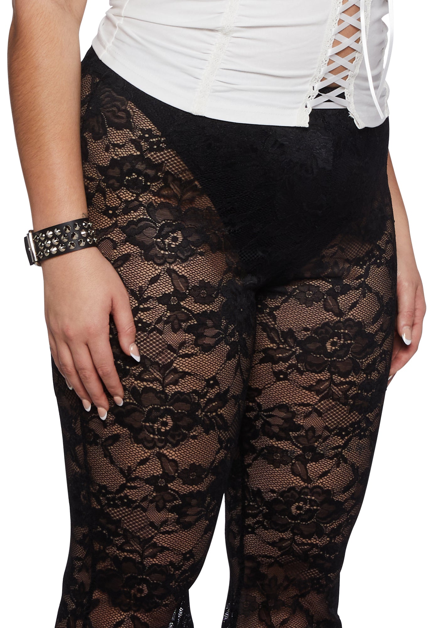 Plus size lace leggings best sale