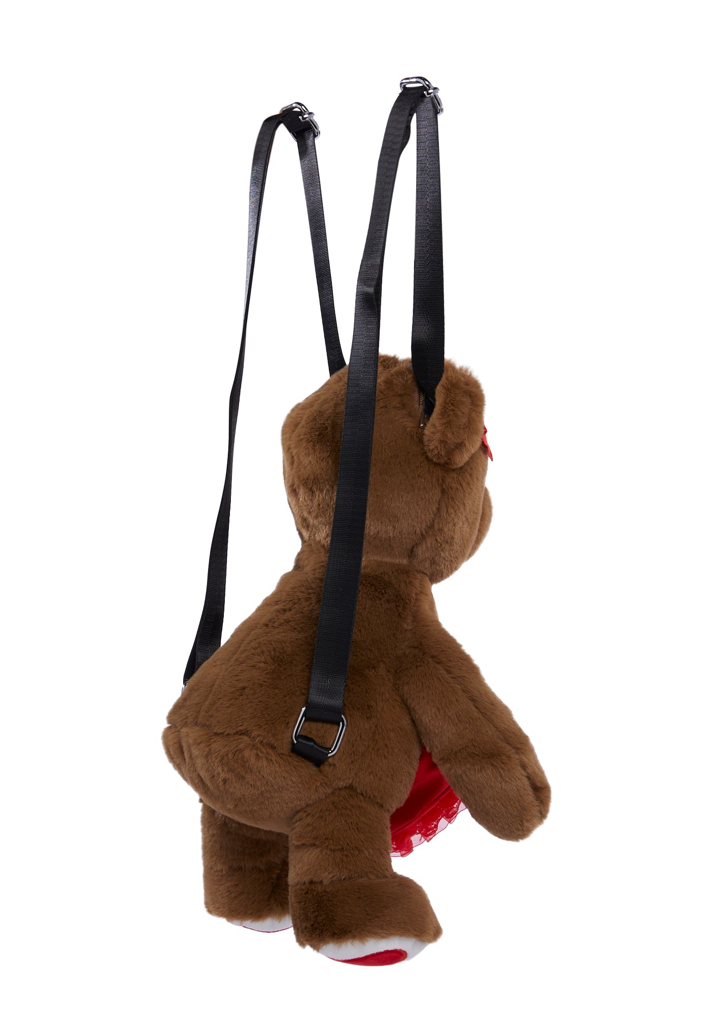 Sugar Thrillz Plush Teddy Bear Heart Backpack- Brown – Dolls  display picture 1