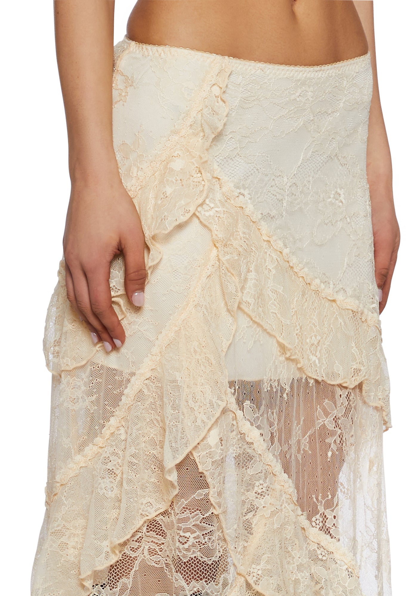 【hitomipom】 meltthelady skirt Womens Floral Print Chiffon Lace Mini Skirt Current Mood
