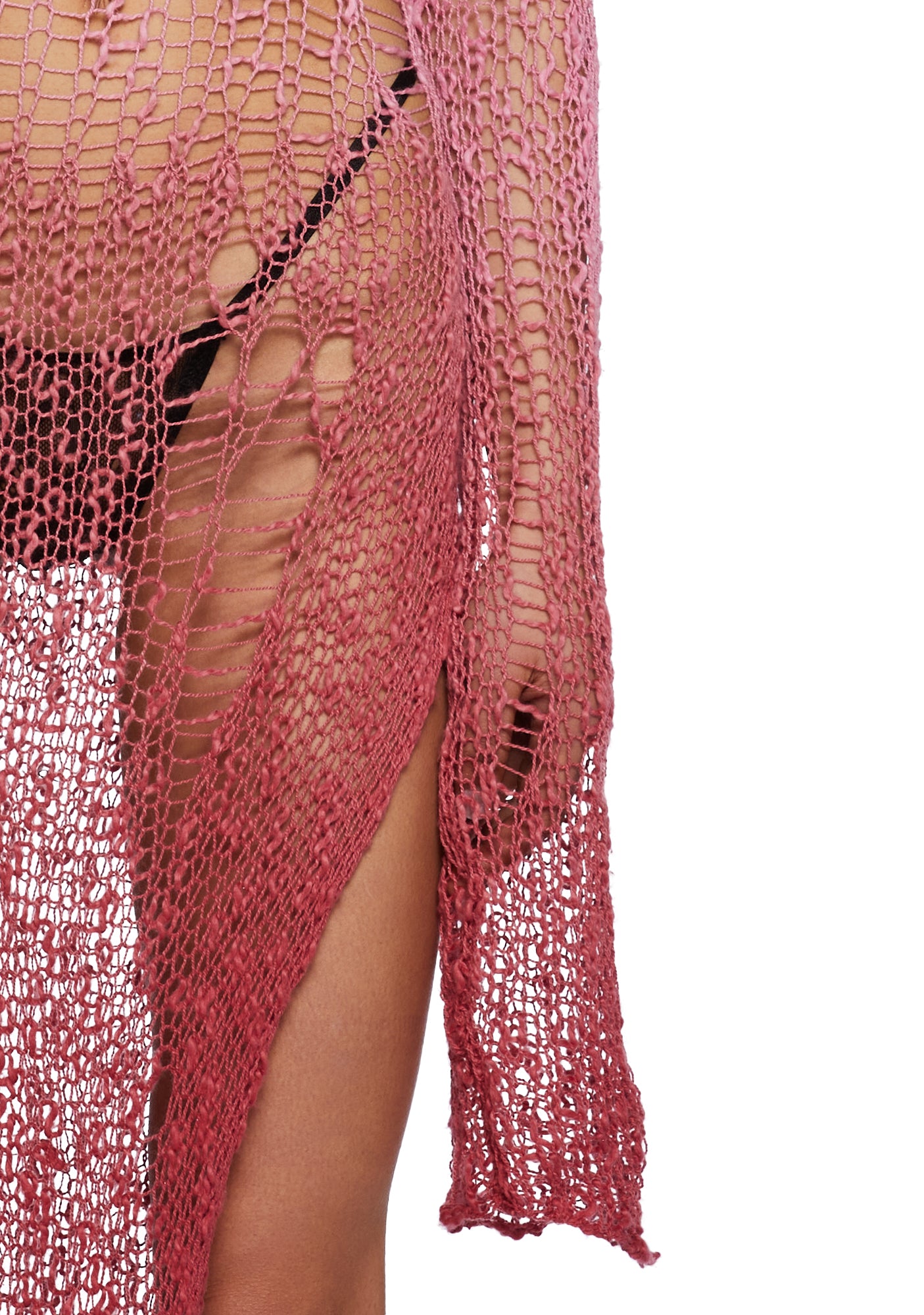 A Lifetime With You Longline Sweater - Red